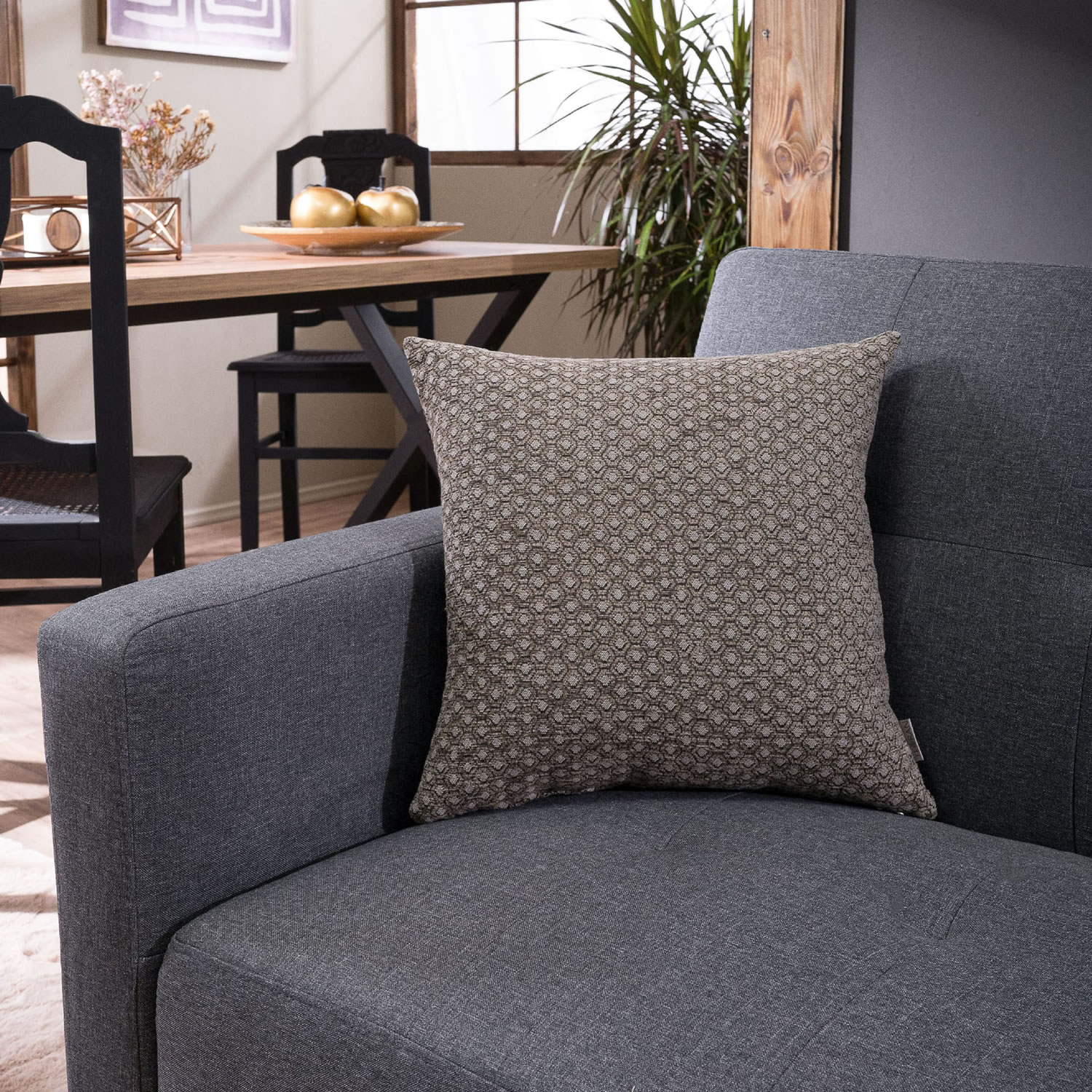 Μαξιλαροθήκη Michigan 15 - 65x65cm δαπέδου με γέμιση