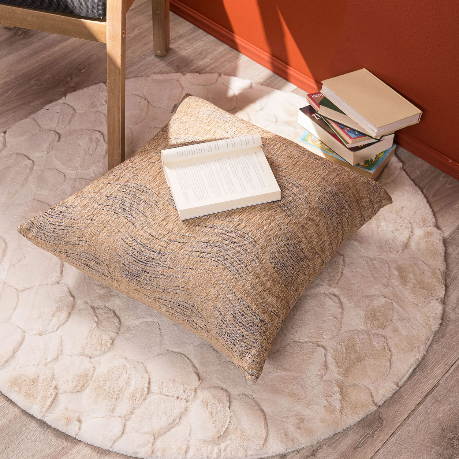 Μαξιλαροθήκη Midland 08 - 65x65cm δαπέδου με γέμιση