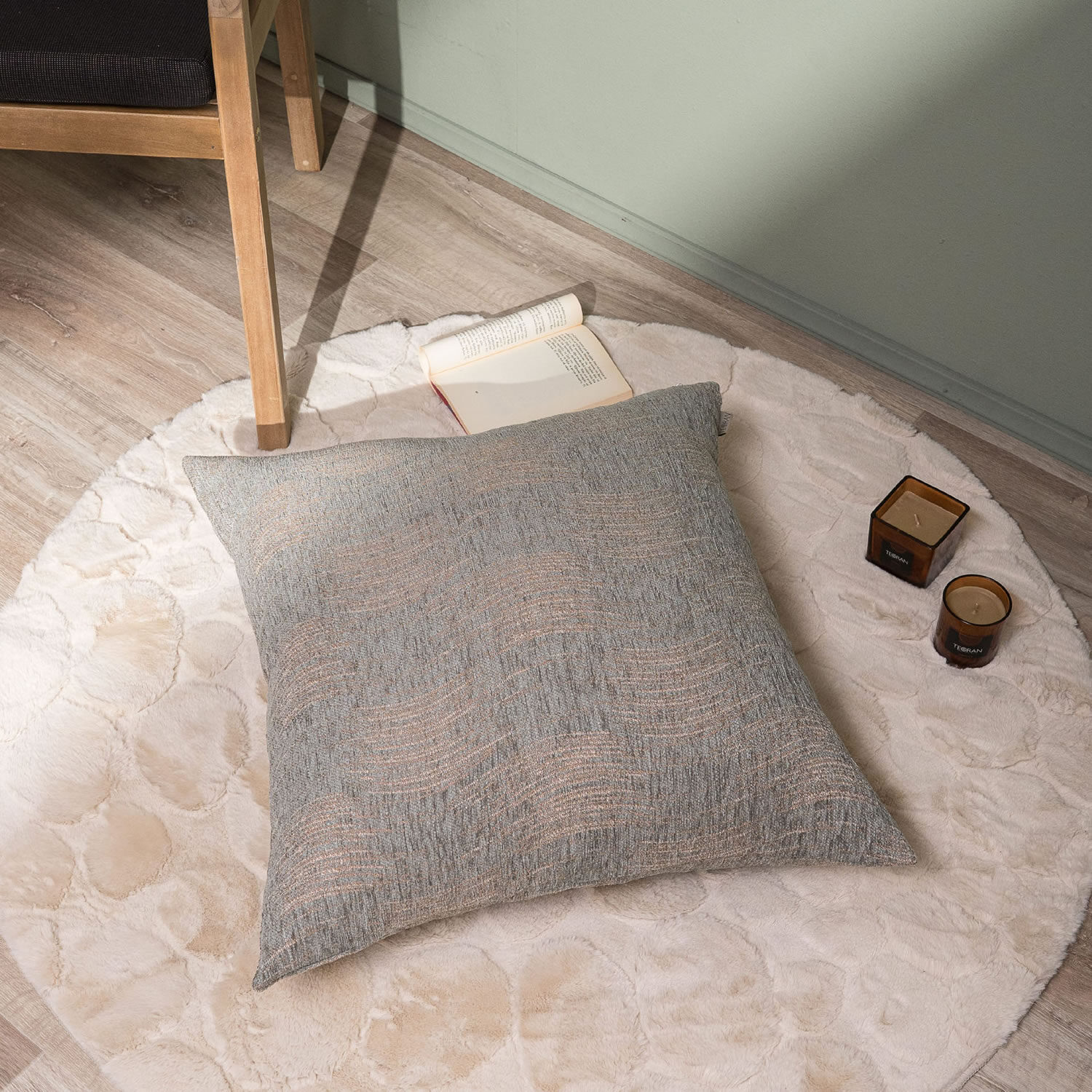 Μαξιλαροθήκη Midland 13 - 65x65cm δαπέδου με γέμιση