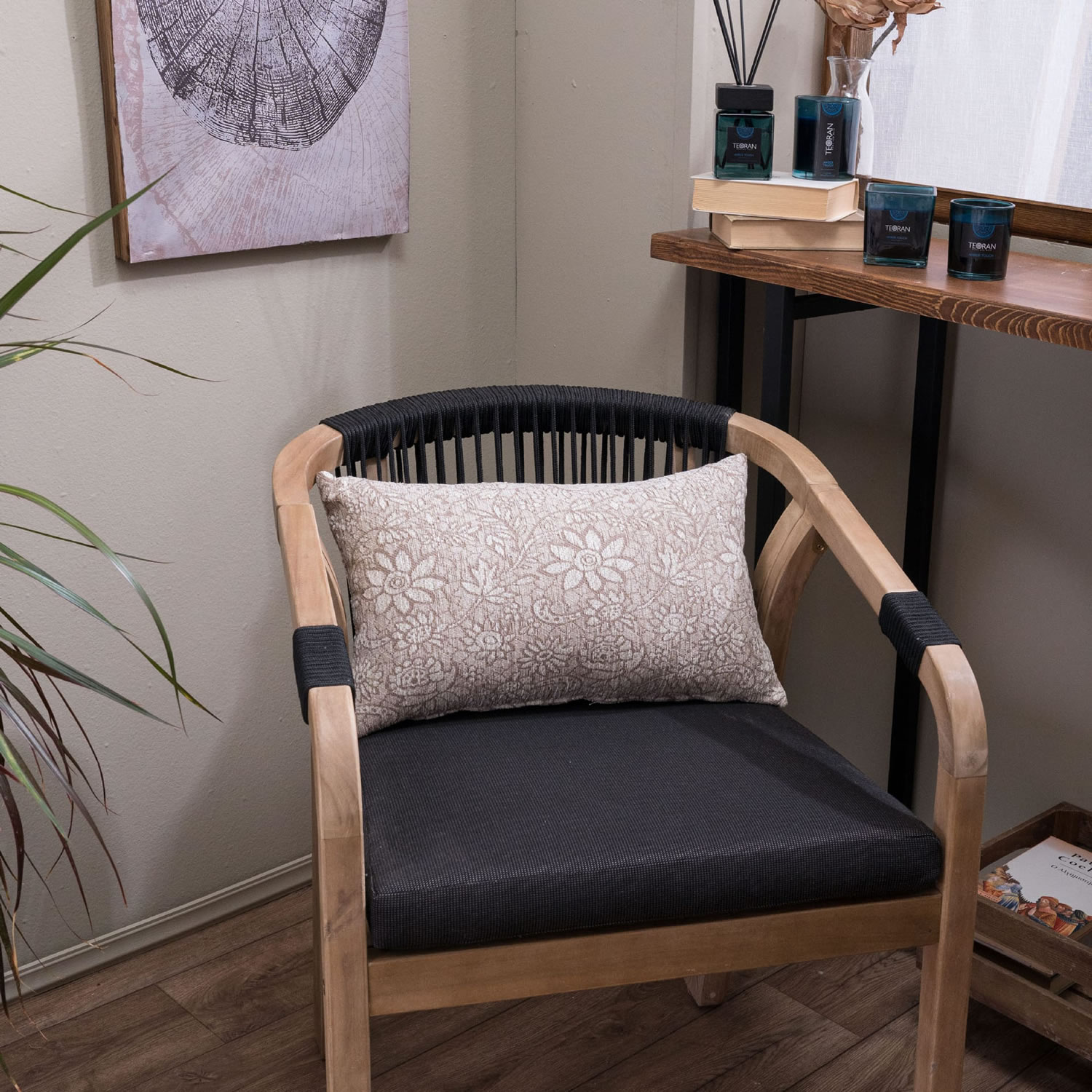 Μαξιλαροθήκη Mineapolis 02 - 30x50cm με γέμιση Teoran Home