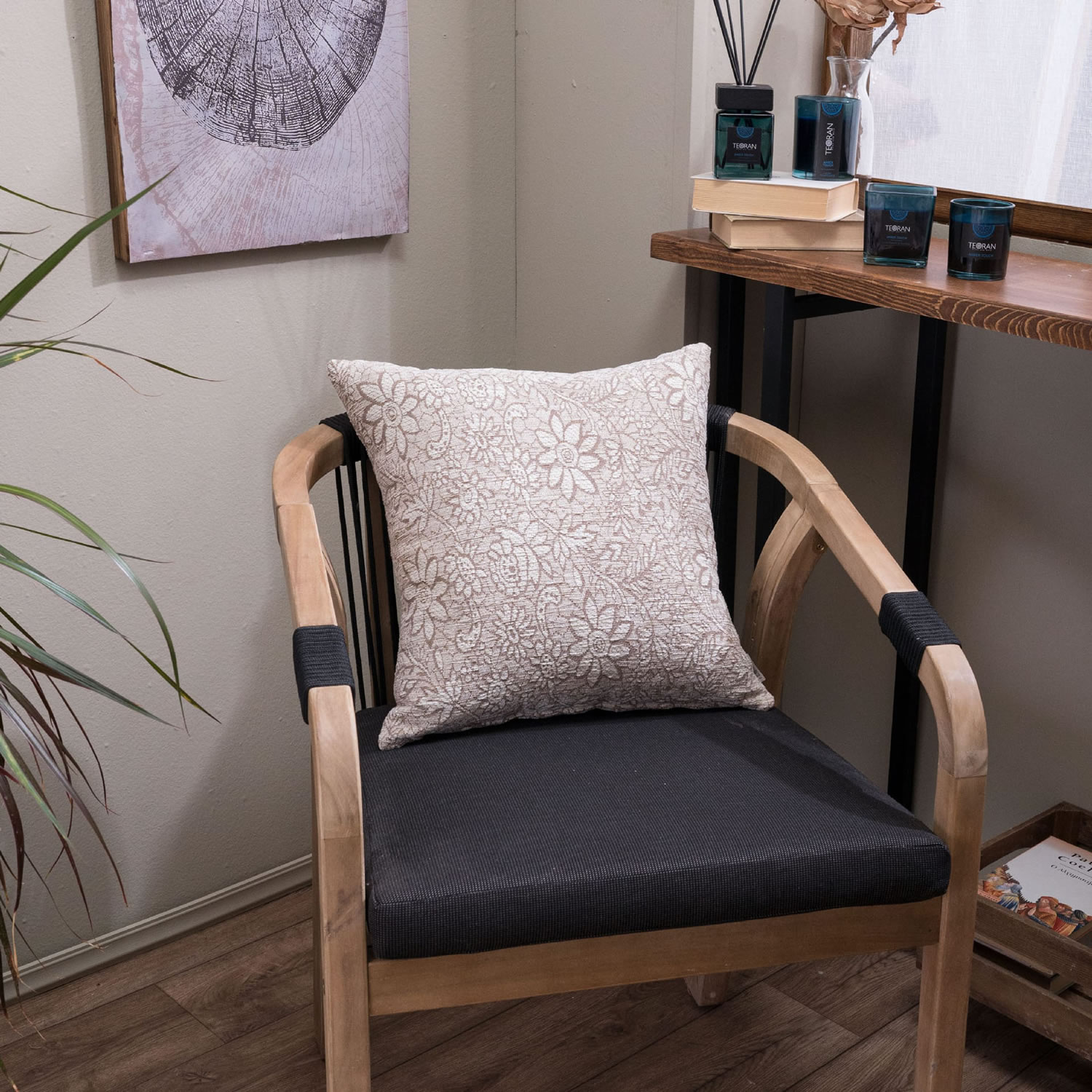 Μαξιλαροθήκη Mineapolis 02 - 65x65cm δαπέδου Teoran Home