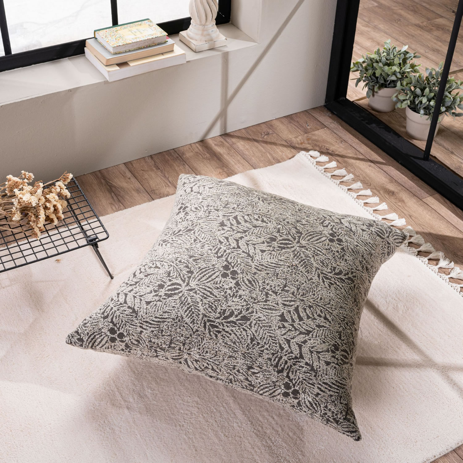 Μαξιλαροθήκη Montana 03 - 65x65cm δαπέδου με γέμιση