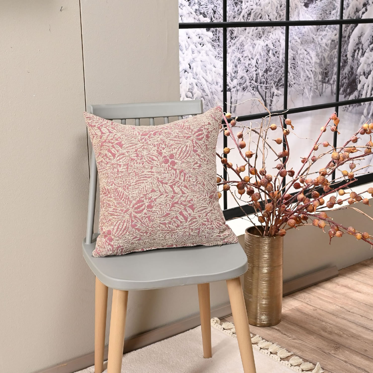 Μαξιλαροθήκη Montana 12 - 43x43cm με γέμιση