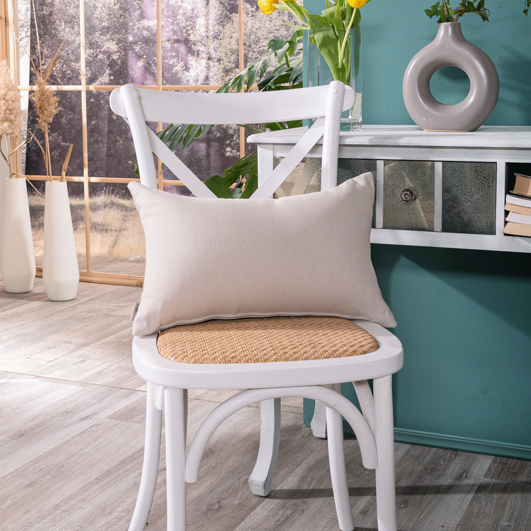 Μαξιλαροθήκη Ostia 02 - 65x65cm δαπέδου με γέμιση