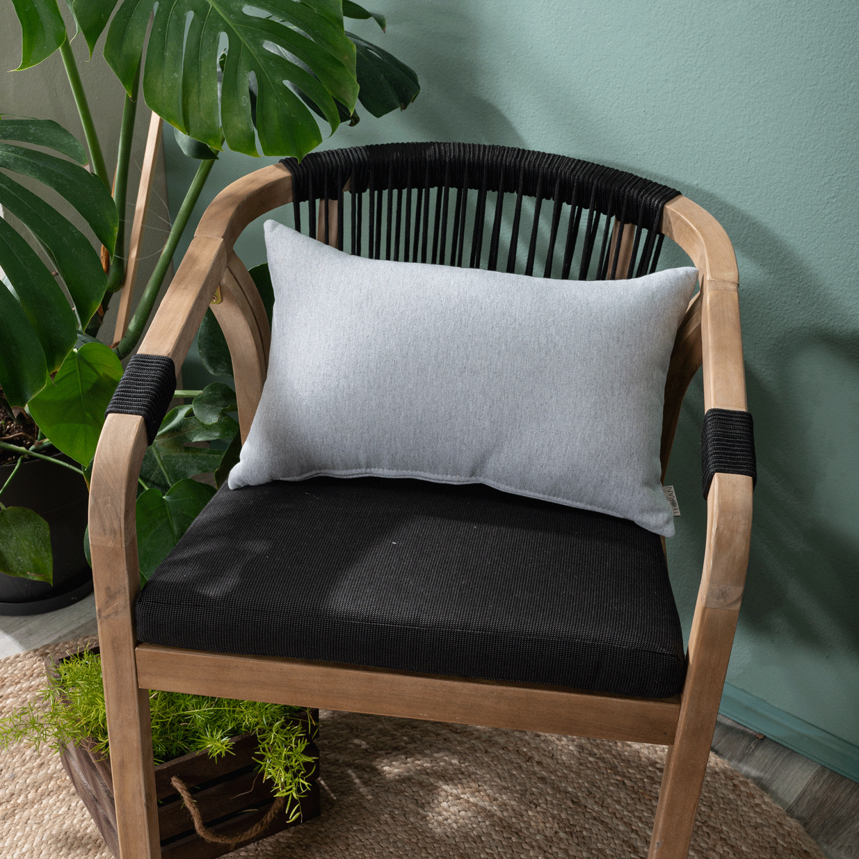 Μαξιλαροθήκη Ostia 04 - 65x65cm δαπέδου με γέμιση