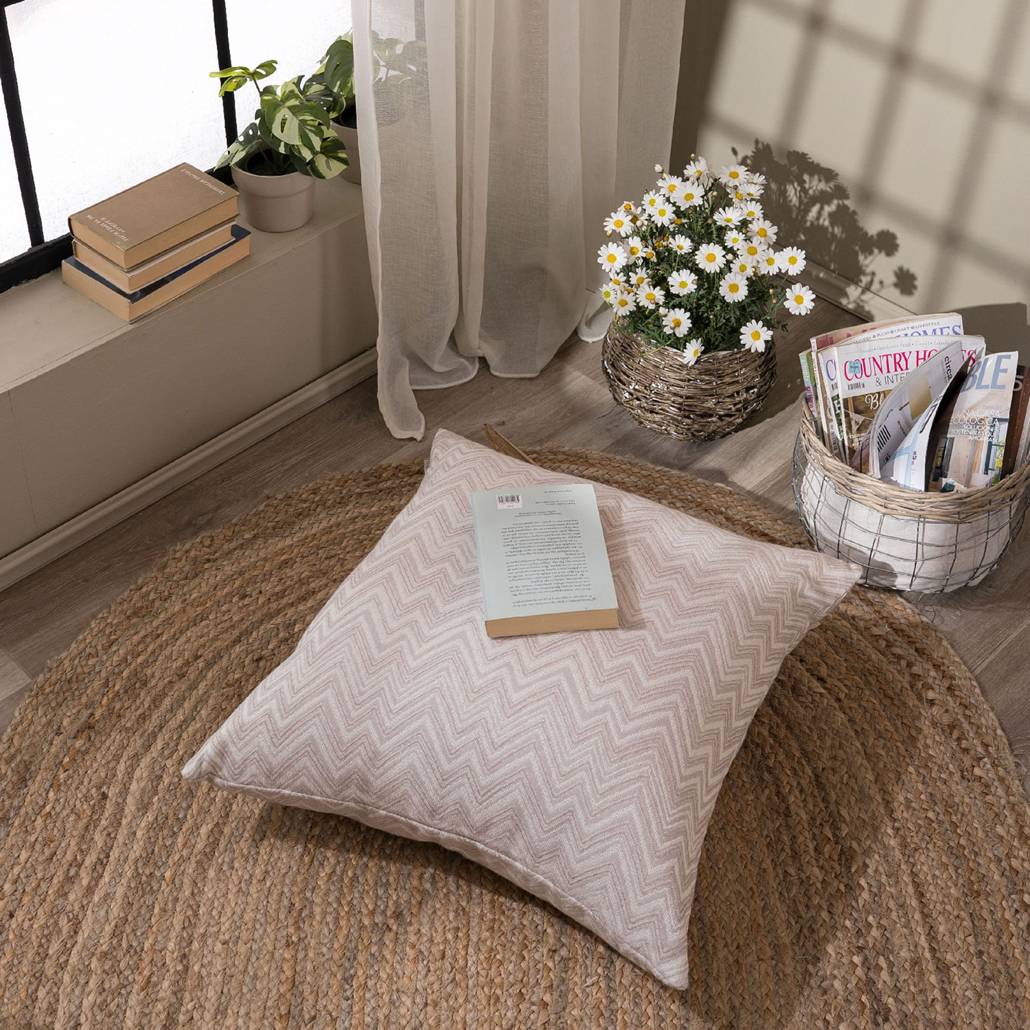 Μαξιλαροθήκη Piacenza 02 - 50x50cm Teoran Home