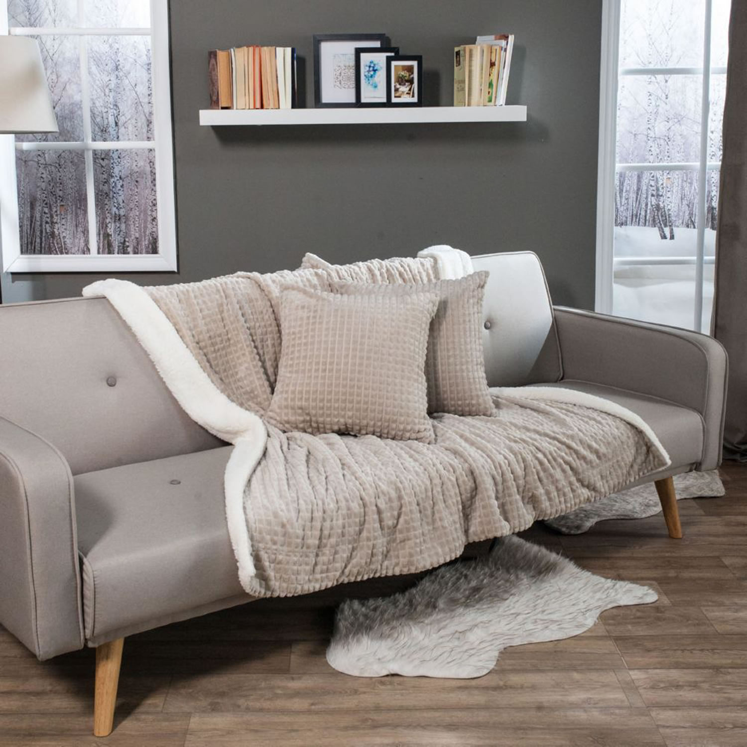 Μαξιλαροθήκη Pop Square 02 - 45x45cm με γέμιση