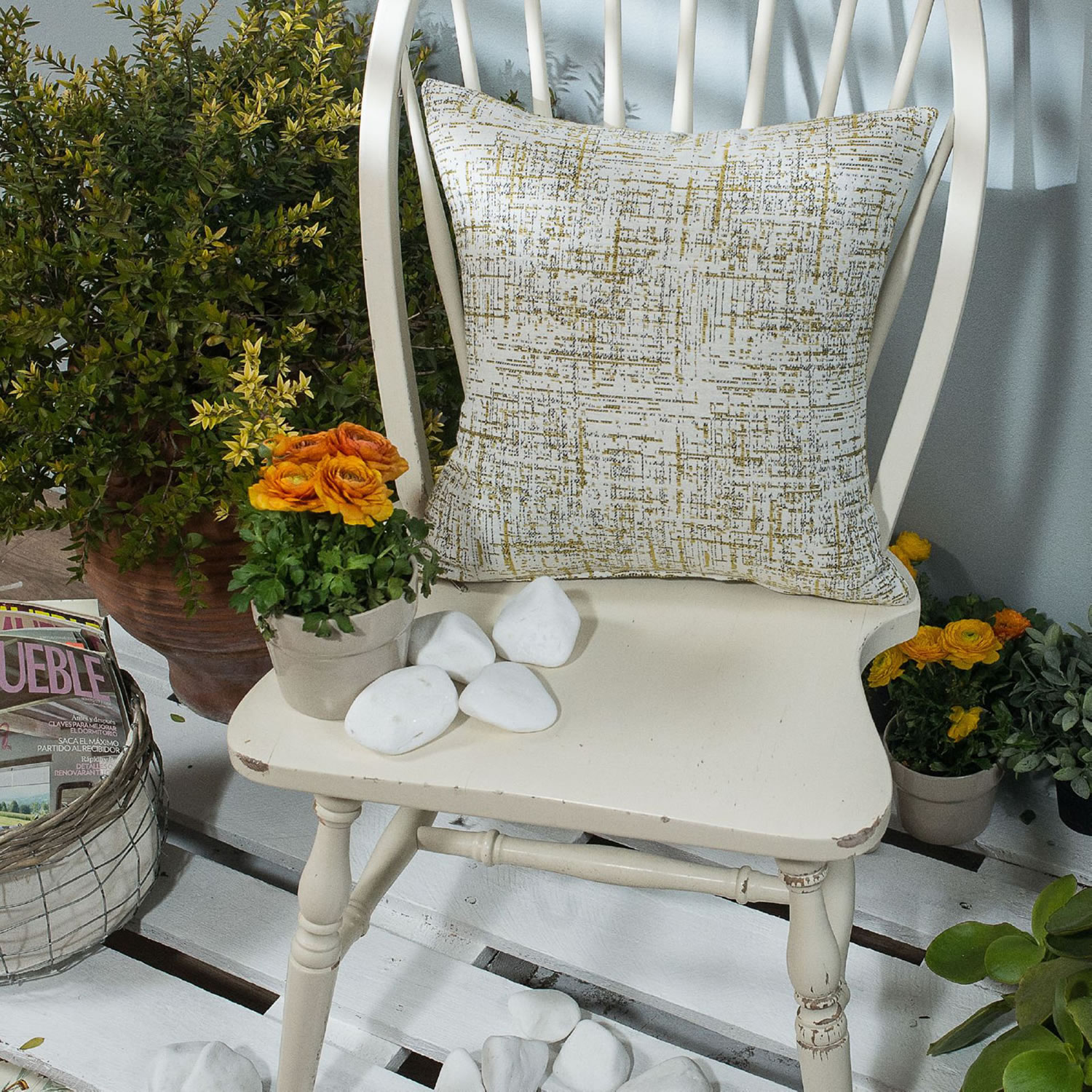 Μαξιλαροθήκη Positano 08 - 65x65cm δαπέδου