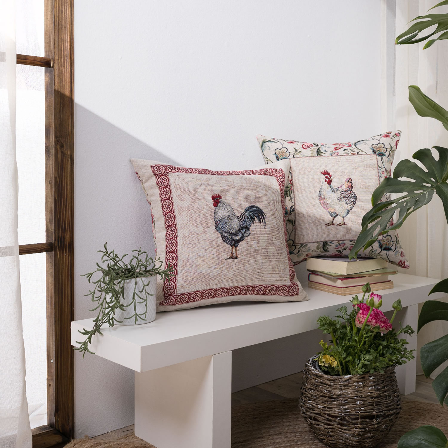 Μαξιλαροθήκη Rooster - 45x45cm