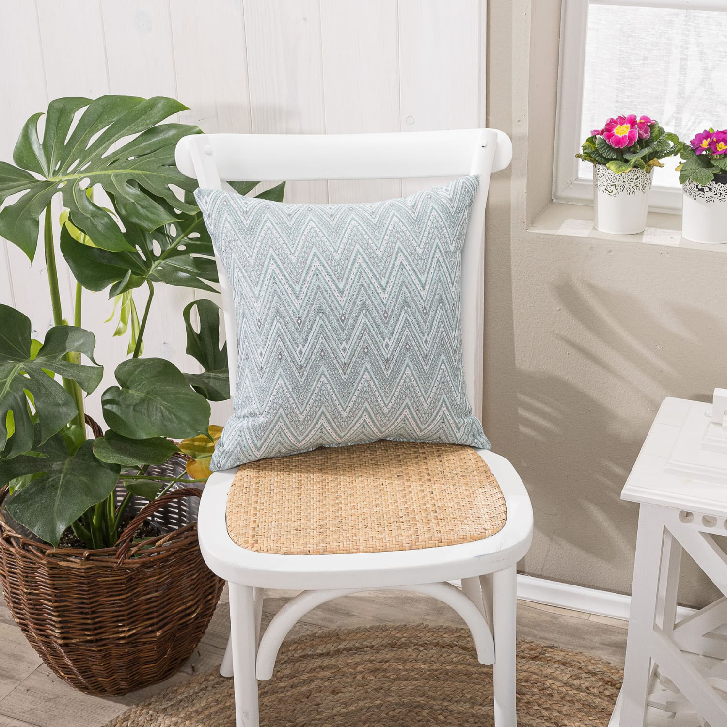 Μαξιλαροθήκη Rota 05 - 65x65cm δαπέδου με γέμιση