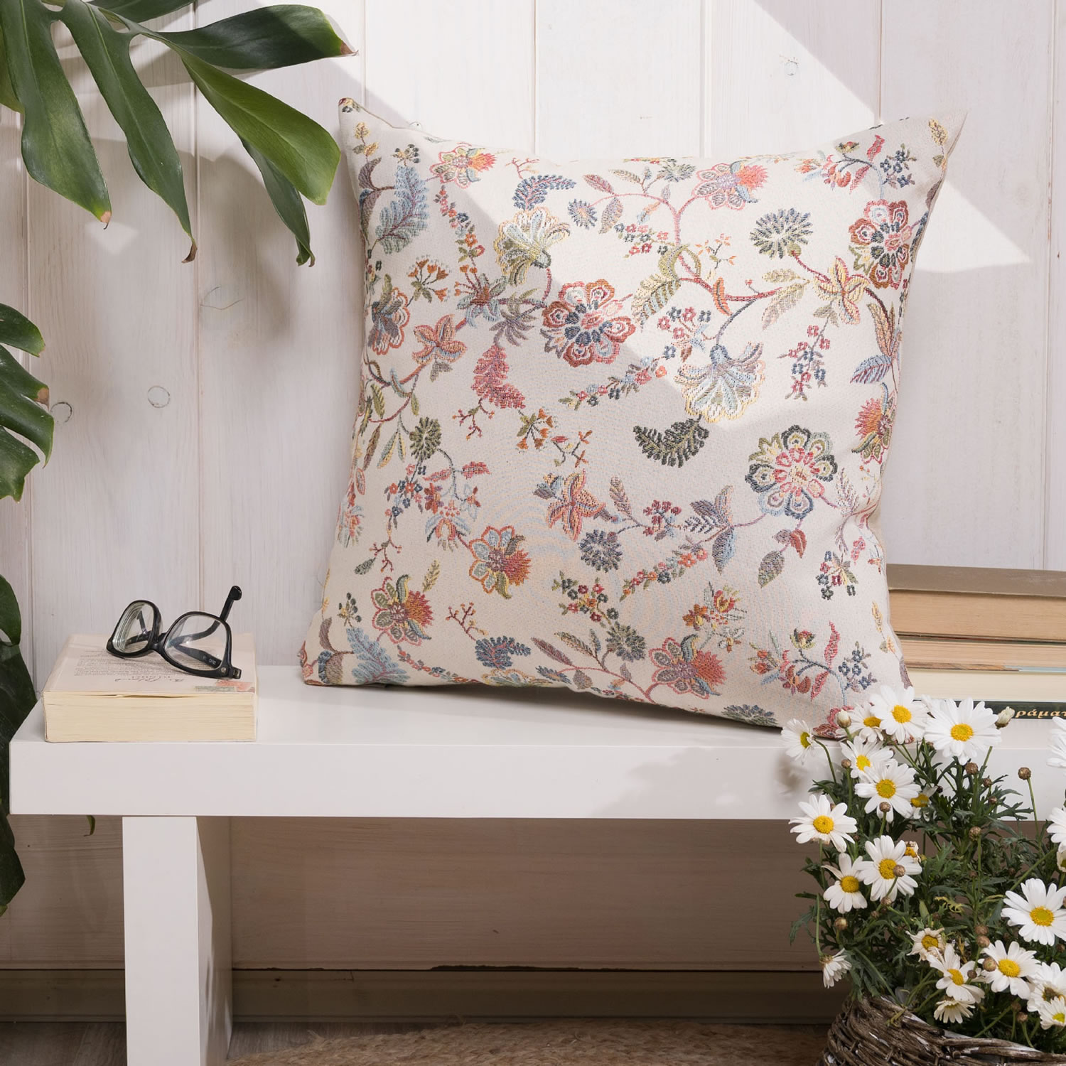Μαξιλαροθήκη Sabadell - 50x50cm με γέμιση Teoran Home