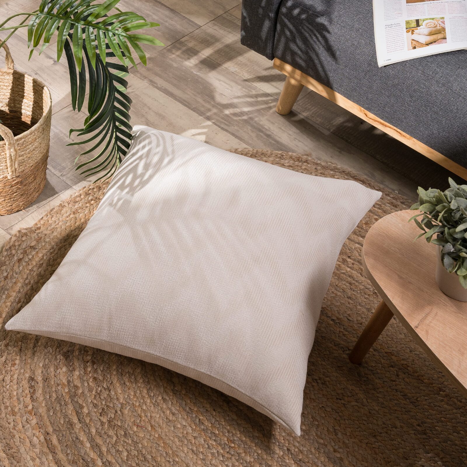 Μαξιλαροθήκη Sanremo 01 - 65x65cm δαπέδου με γέμιση