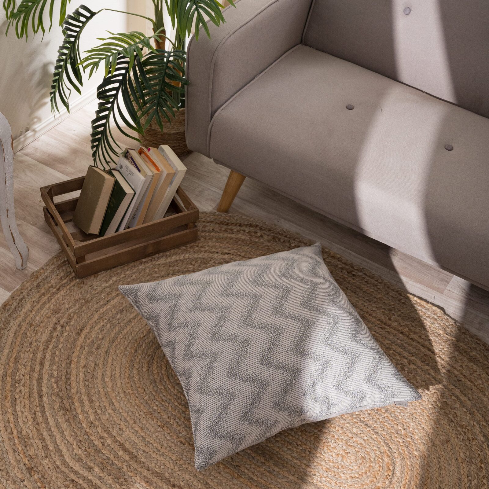 Μαξιλαροθήκη Sanremo 03 - 65x65cm δαπέδου με γέμιση