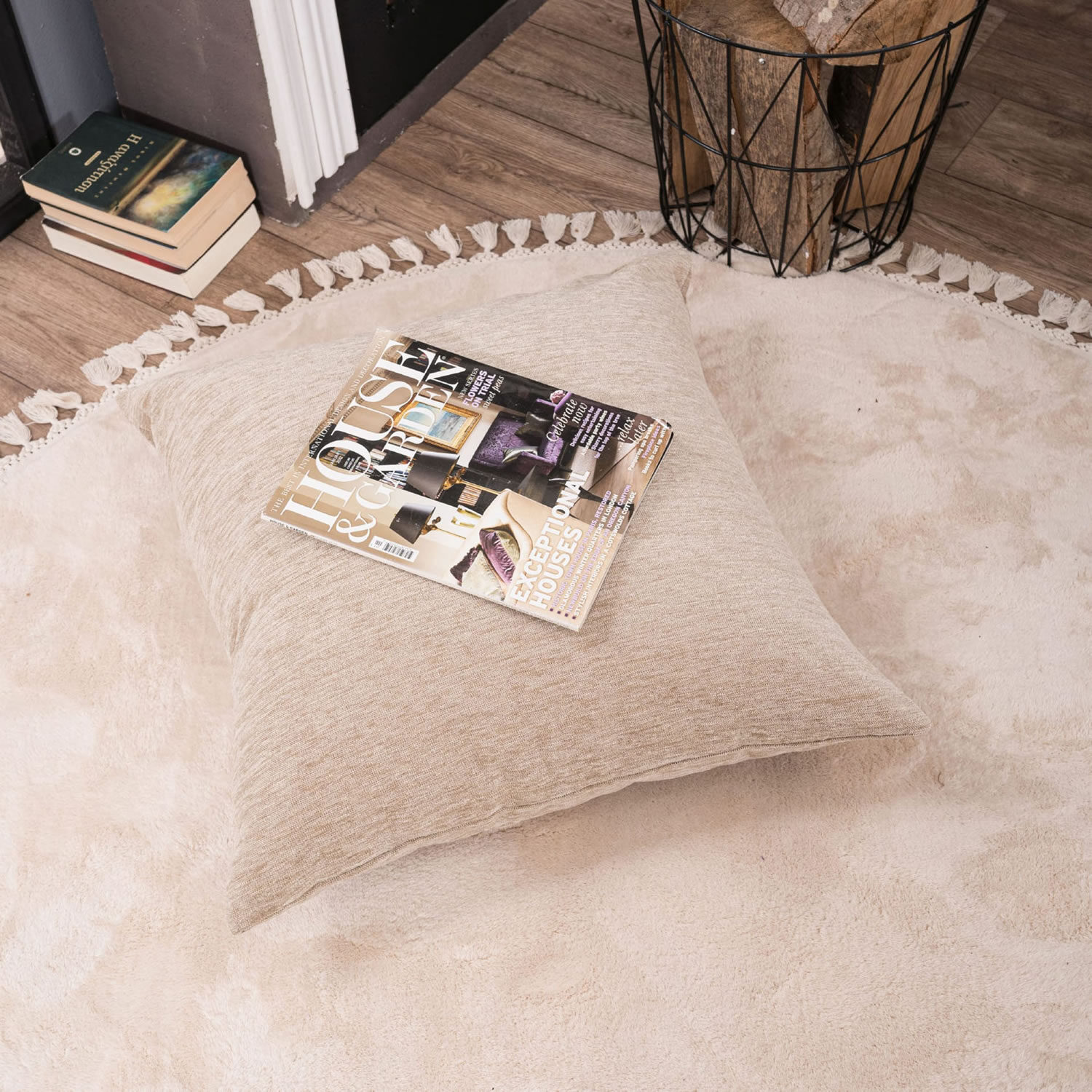Μαξιλαροθήκη Solid 301 - 43x43cm με γέμιση