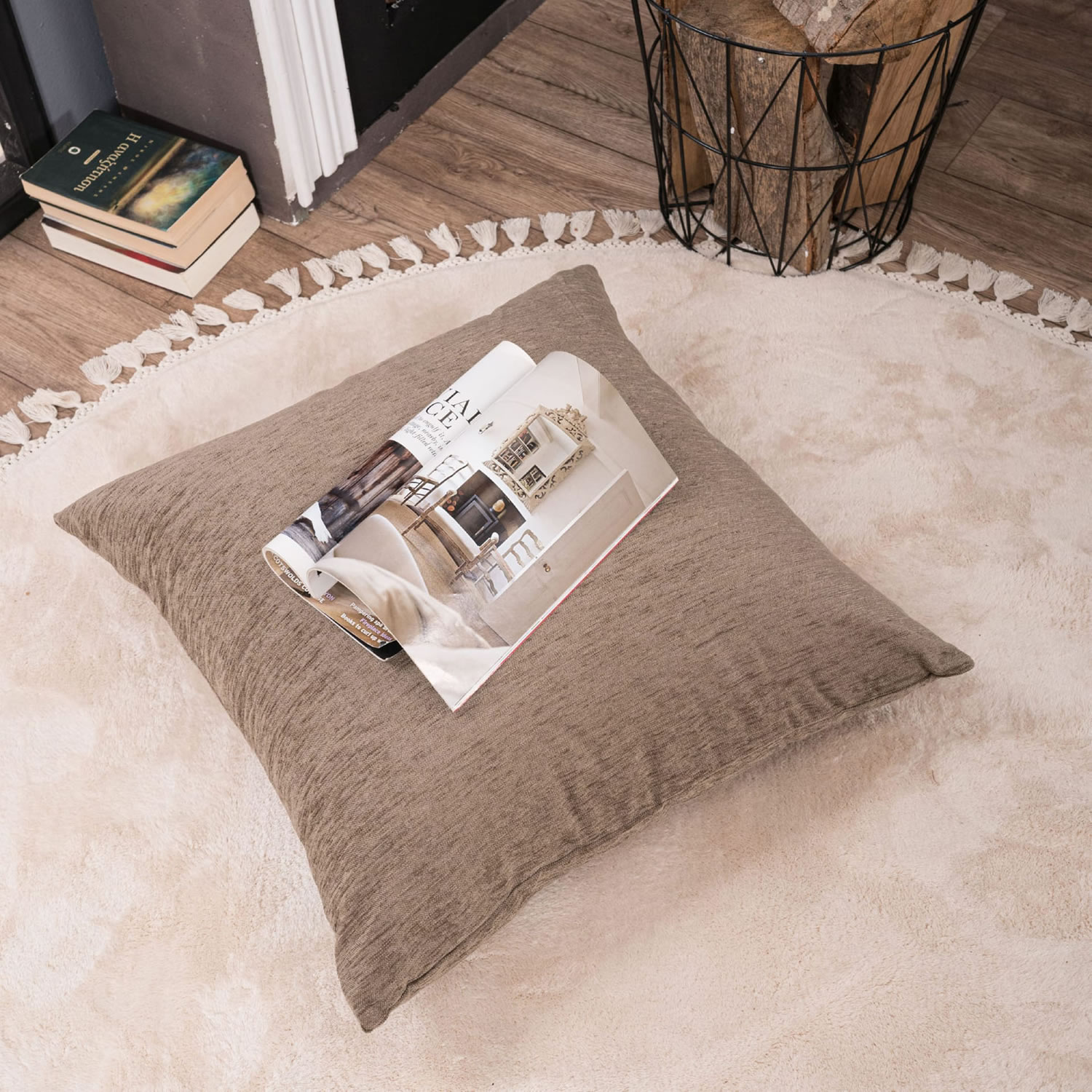 Μαξιλαροθήκη Solid 303 - 65x65cm δαπέδου Teoran Home