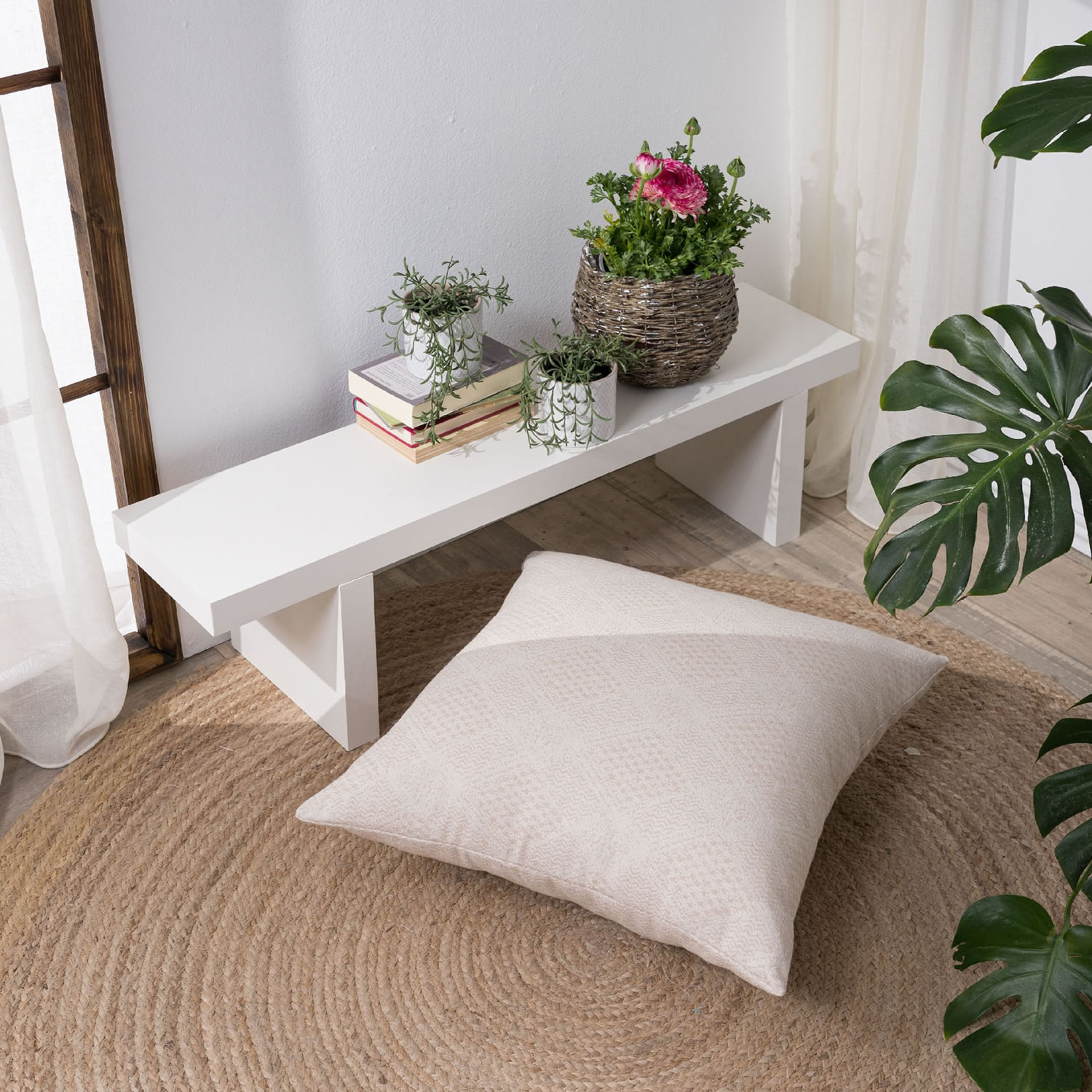 Μαξιλαροθήκη Treviso 01 - 65x65cm δαπέδου με γέμιση