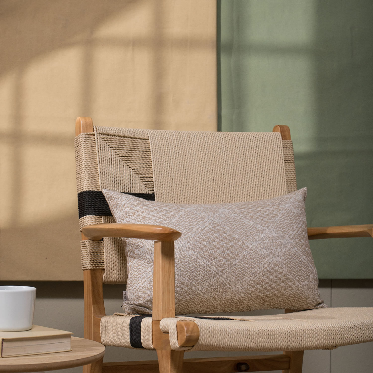 Μαξιλαροθήκη Treviso 02 - 65x65cm δαπέδου με γέμιση