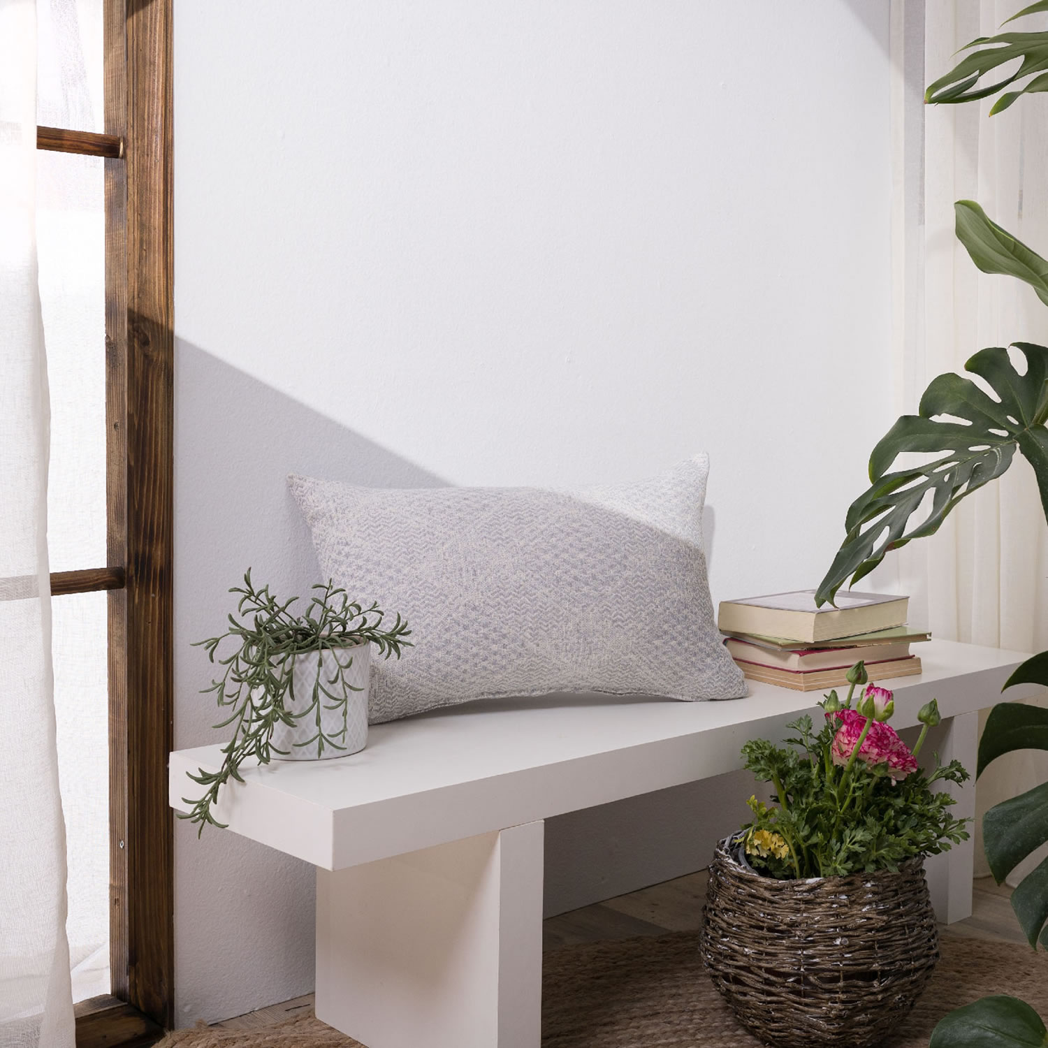 Μαξιλαροθήκη Treviso 04 - 65x65cm δαπέδου με γέμιση