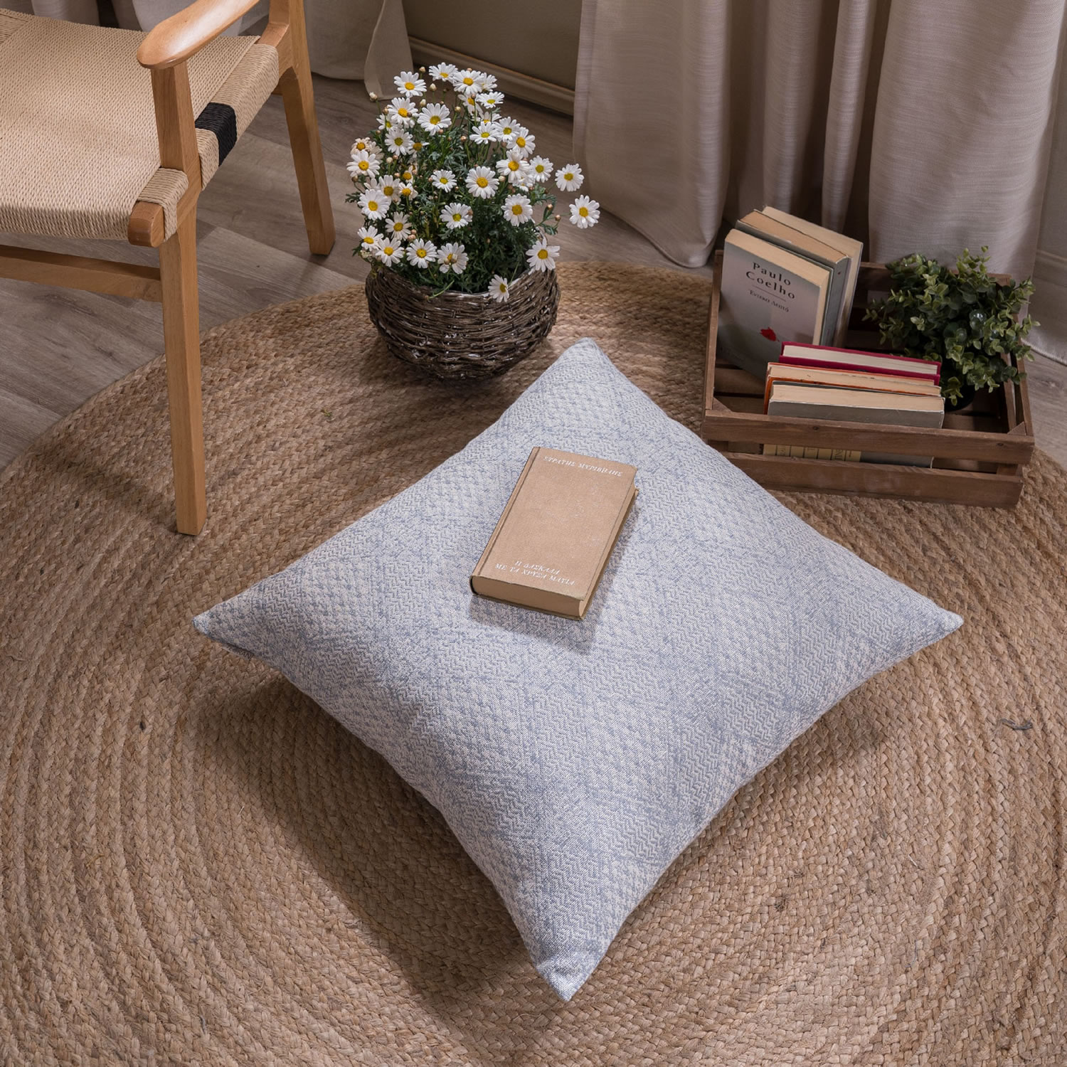 Μαξιλαροθήκη Treviso 05 - 65x65cm δαπέδου Teoran Home