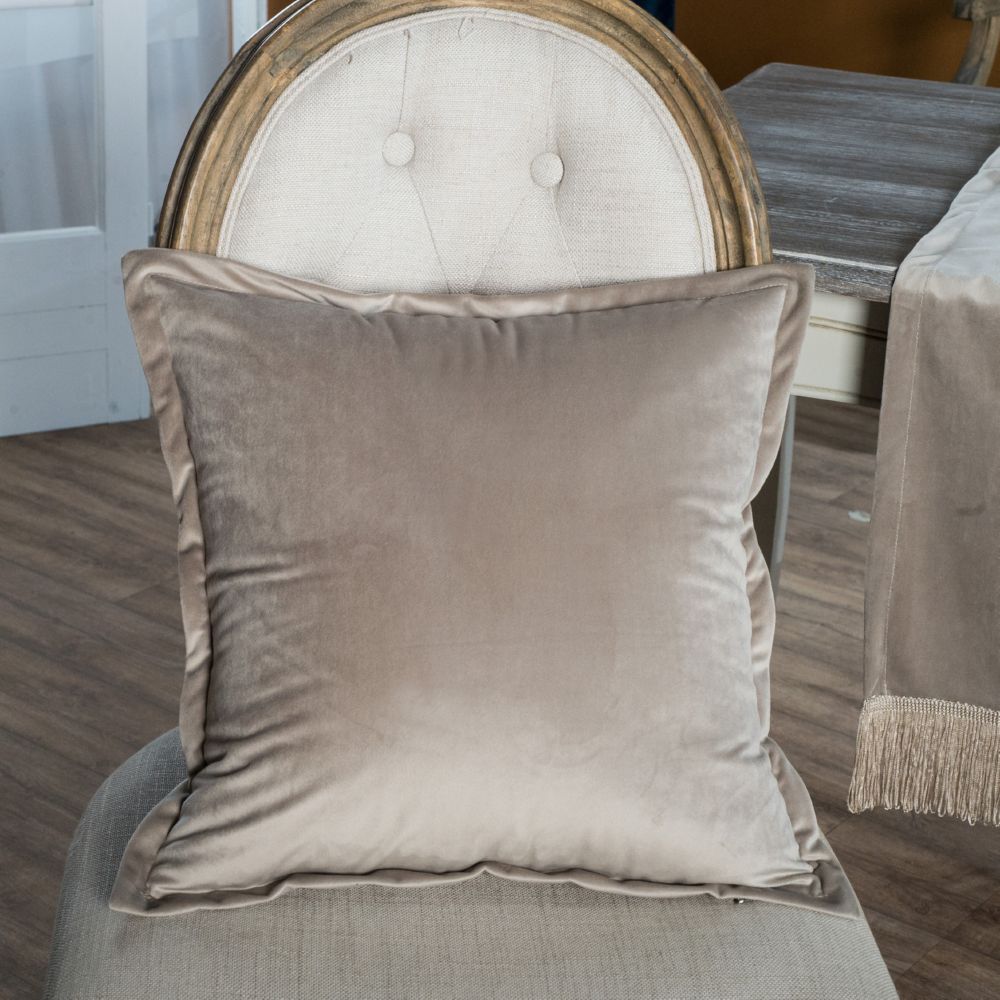 Μαξιλαροθήκη Velvet 07 - 65x65cm δαπέδου με γέμιση