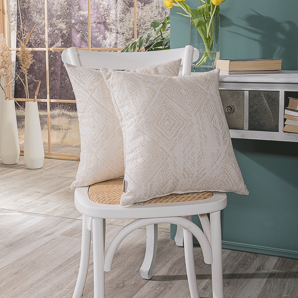 Μαξιλαροθήκη Izola 01 - 65x65cm δαπέδου με γέμιση