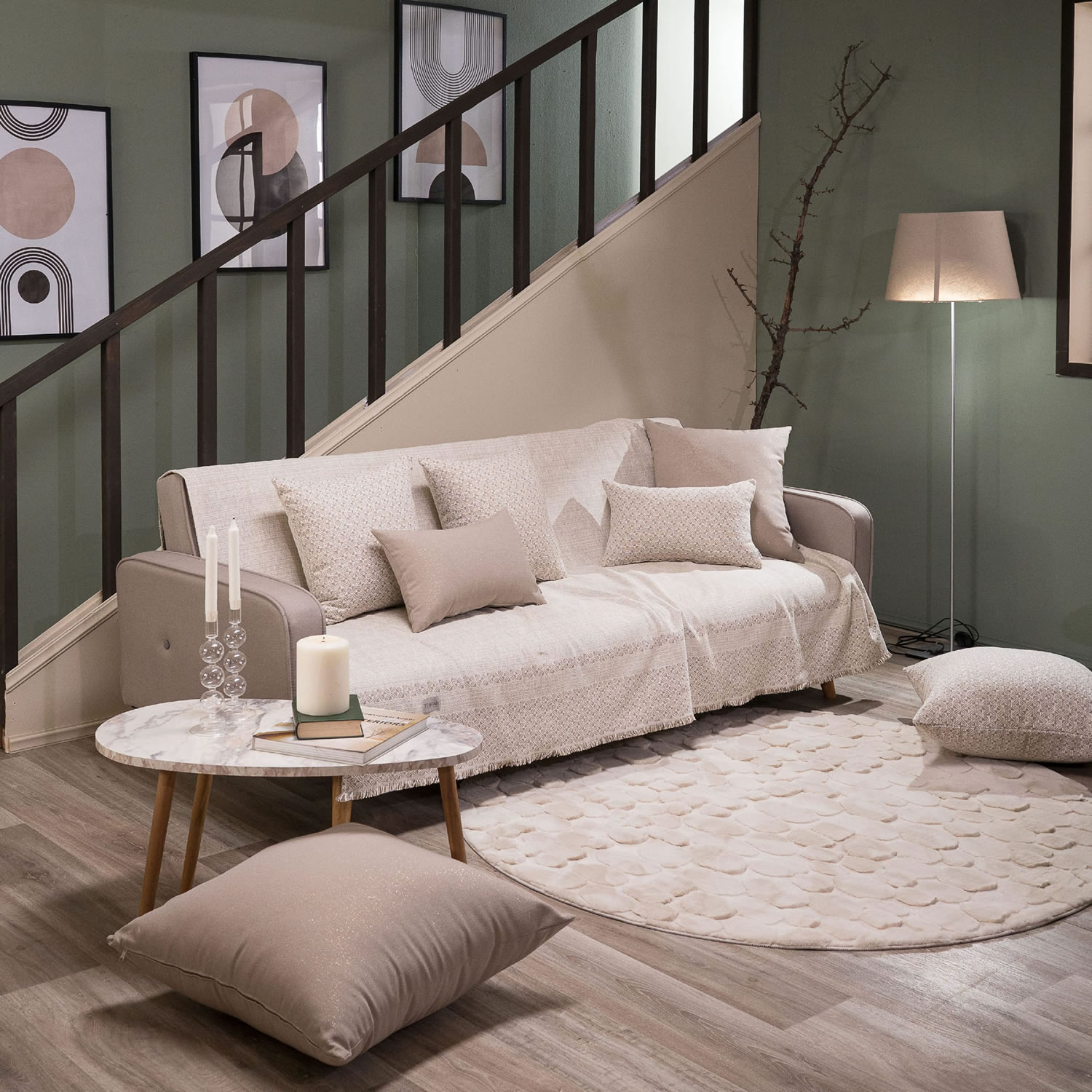 Ριχτάρι Cleveland 01 - Τετραθέσιο 180x350cm