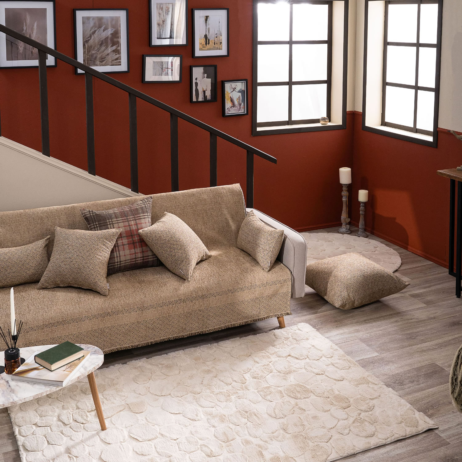 Ριχτάρι Cleveland 08 - Τετραθέσιο 180x350cm