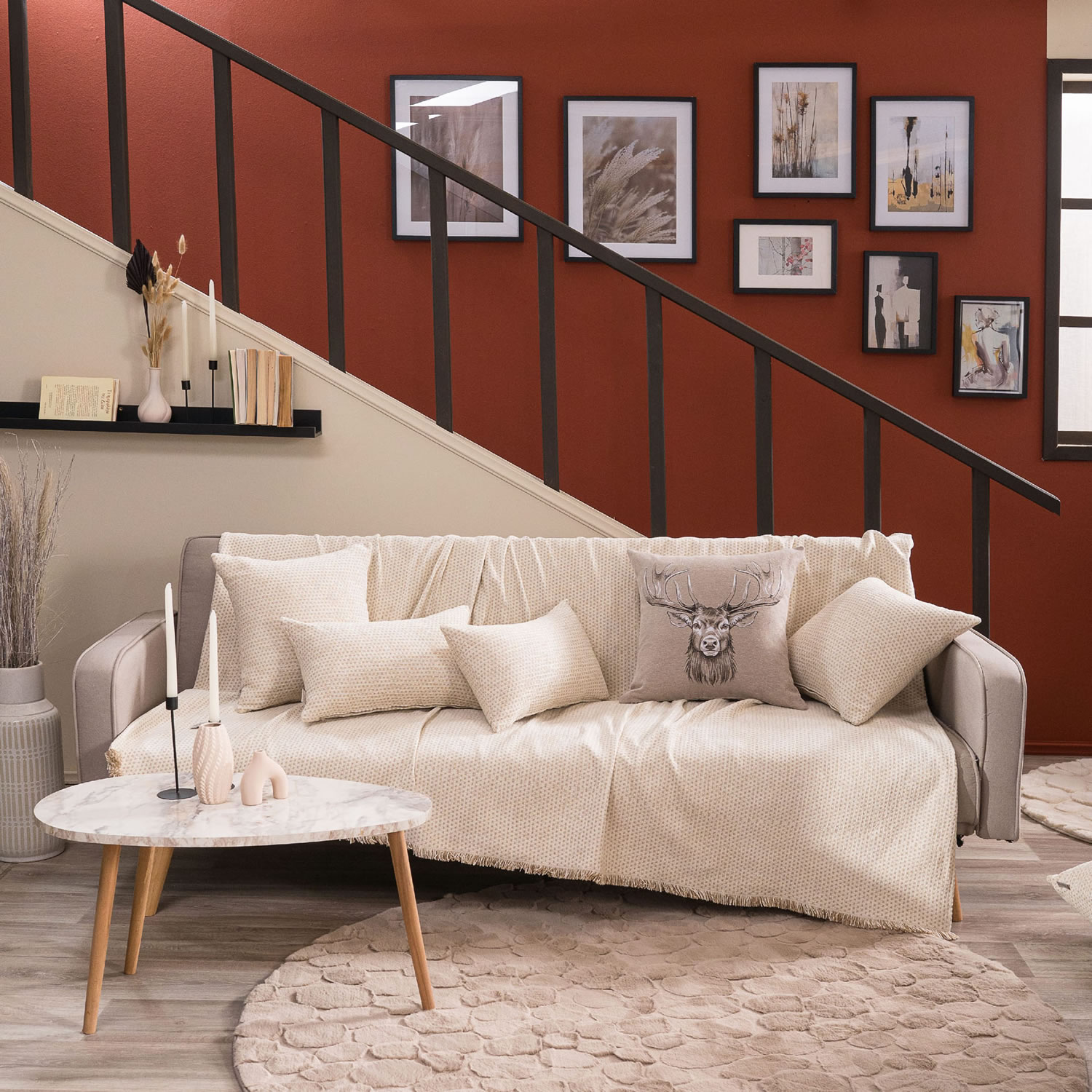Ριχτάρι Fremont 01-Μονοθέσιο 180x150cm Teoran Home