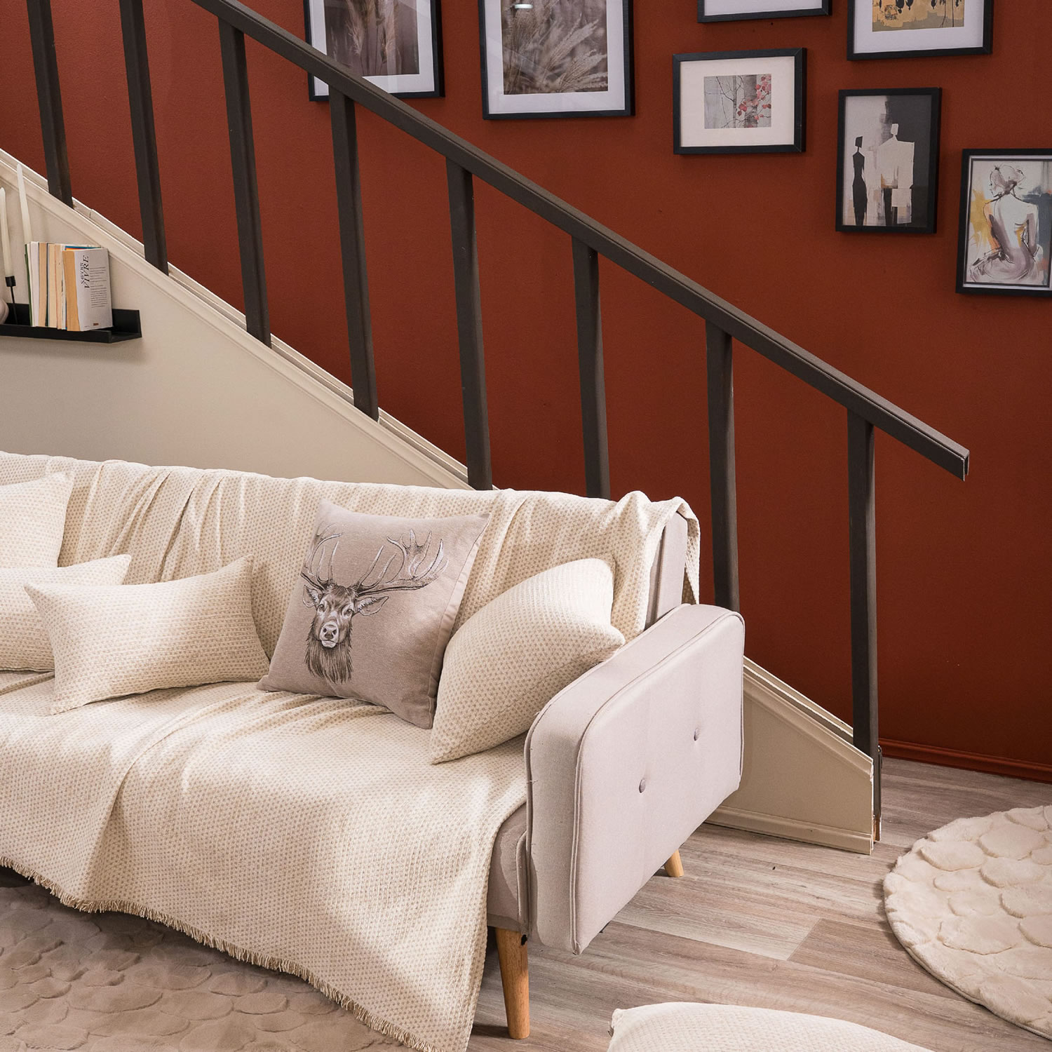 Ριχτάρι Fremont 01-Μονοθέσιο 180x150cm Teoran Home