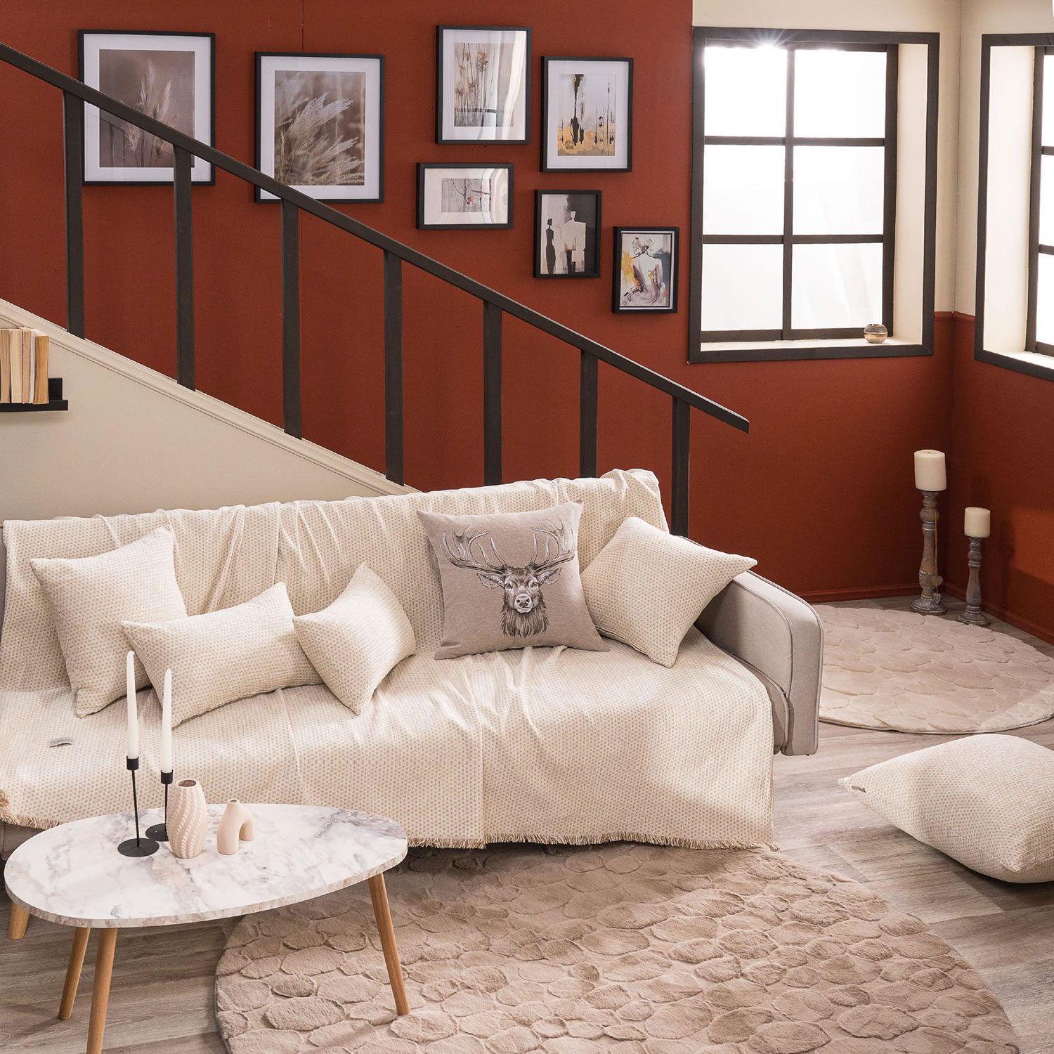 Ριχτάρι Fremont 01-Μονοθέσιο 180x150cm Teoran Home