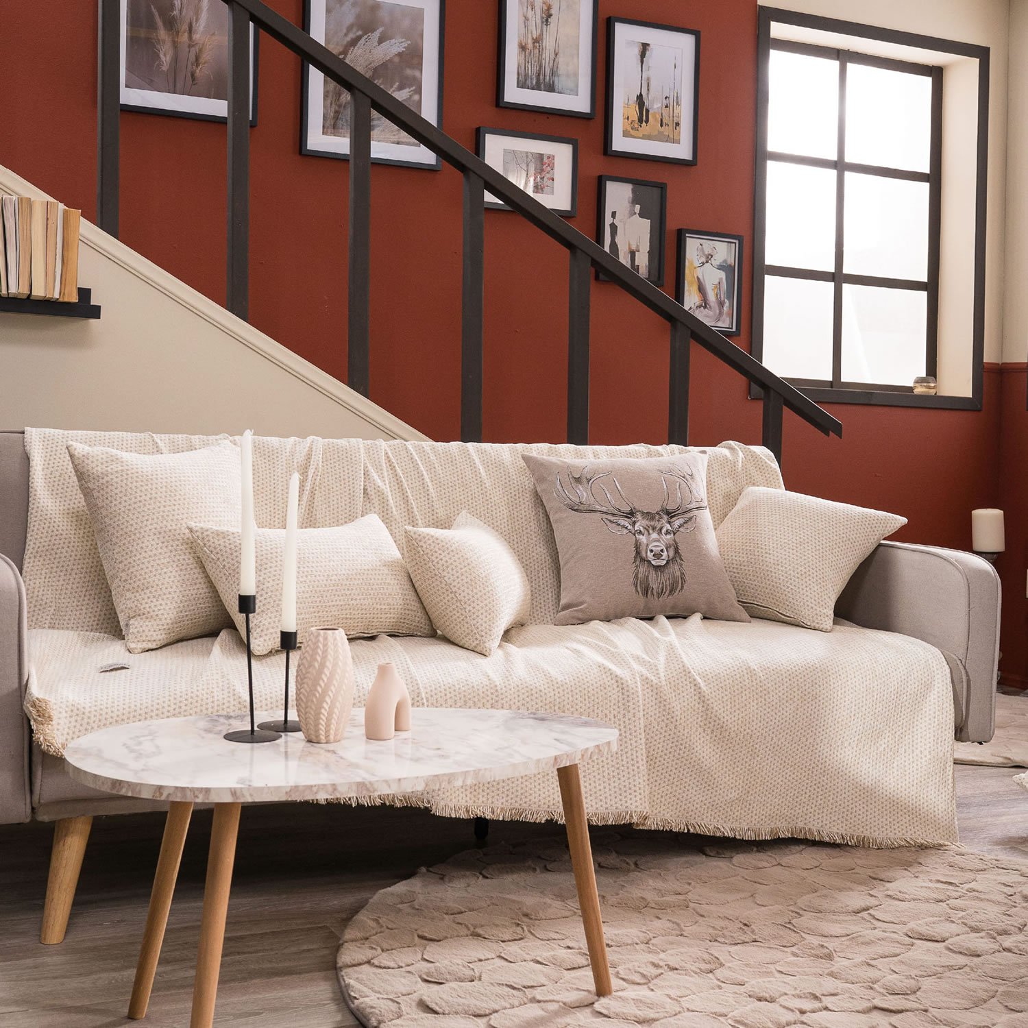 Ριχτάρι Fremont 01-Μονοθέσιο 180x150cm Teoran Home