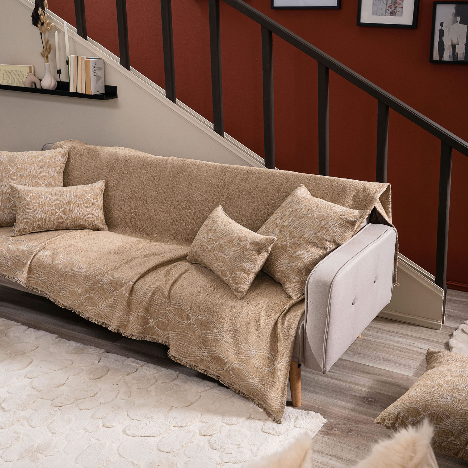 Ριχτάρι Garland 08 - Τετραθέσιο 180x350cm