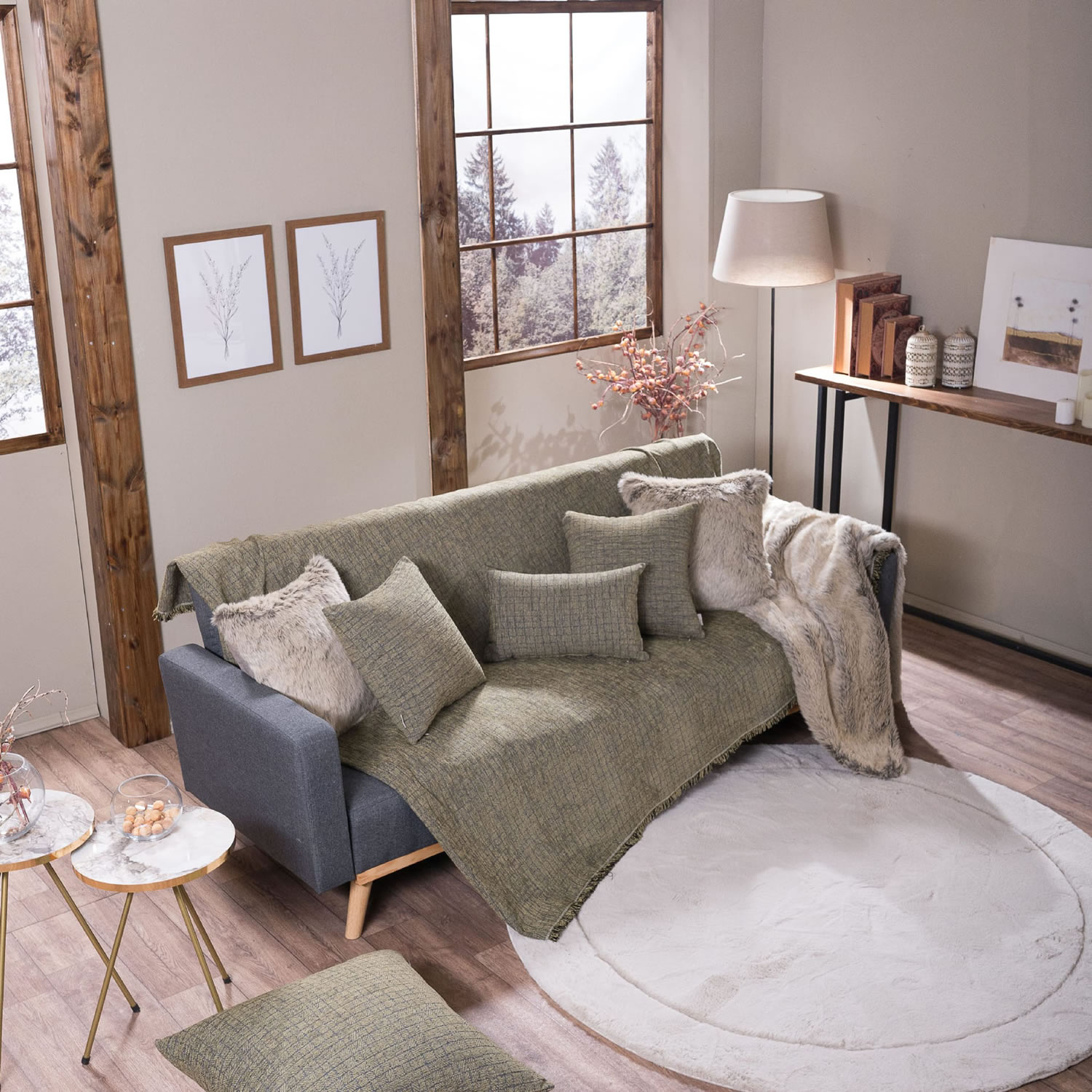 Ριχτάρι Lancaster 15 - Διθέσιο 180x250cm