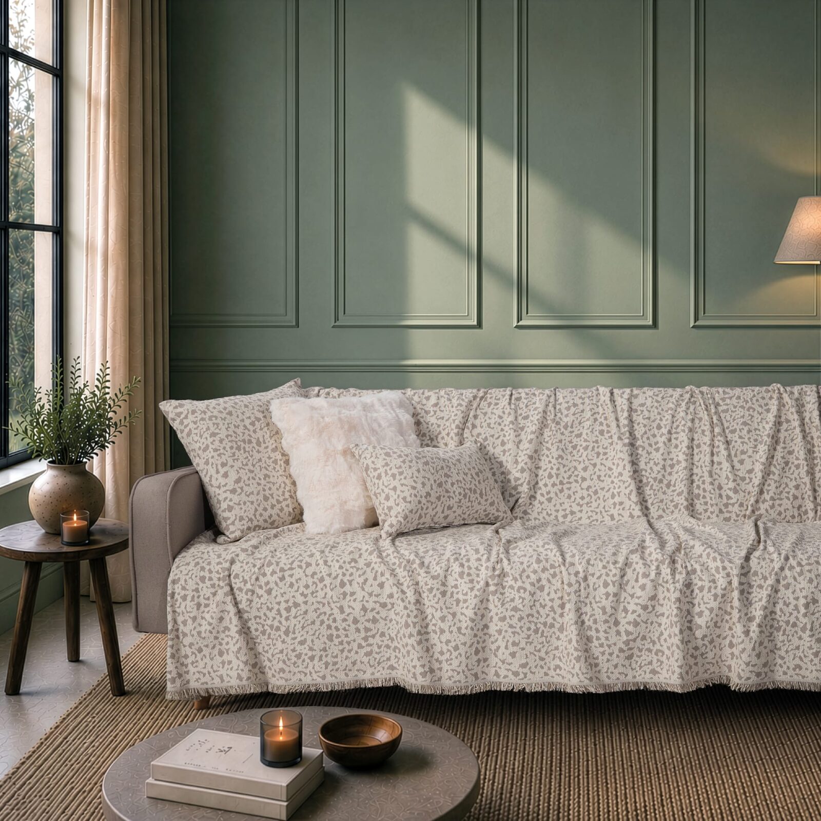 Ριχτάρι Pearland 01 Ivory - Διθέσιο 180x250cm