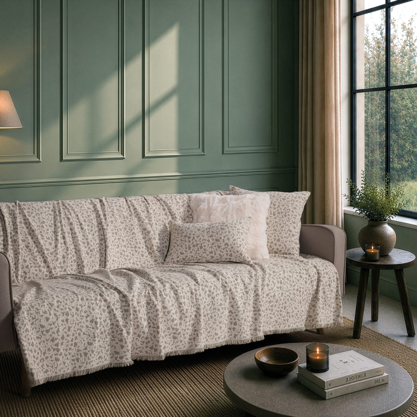 Ριχτάρι Pearland 01 Ivory - Διθέσιο 180x250cm