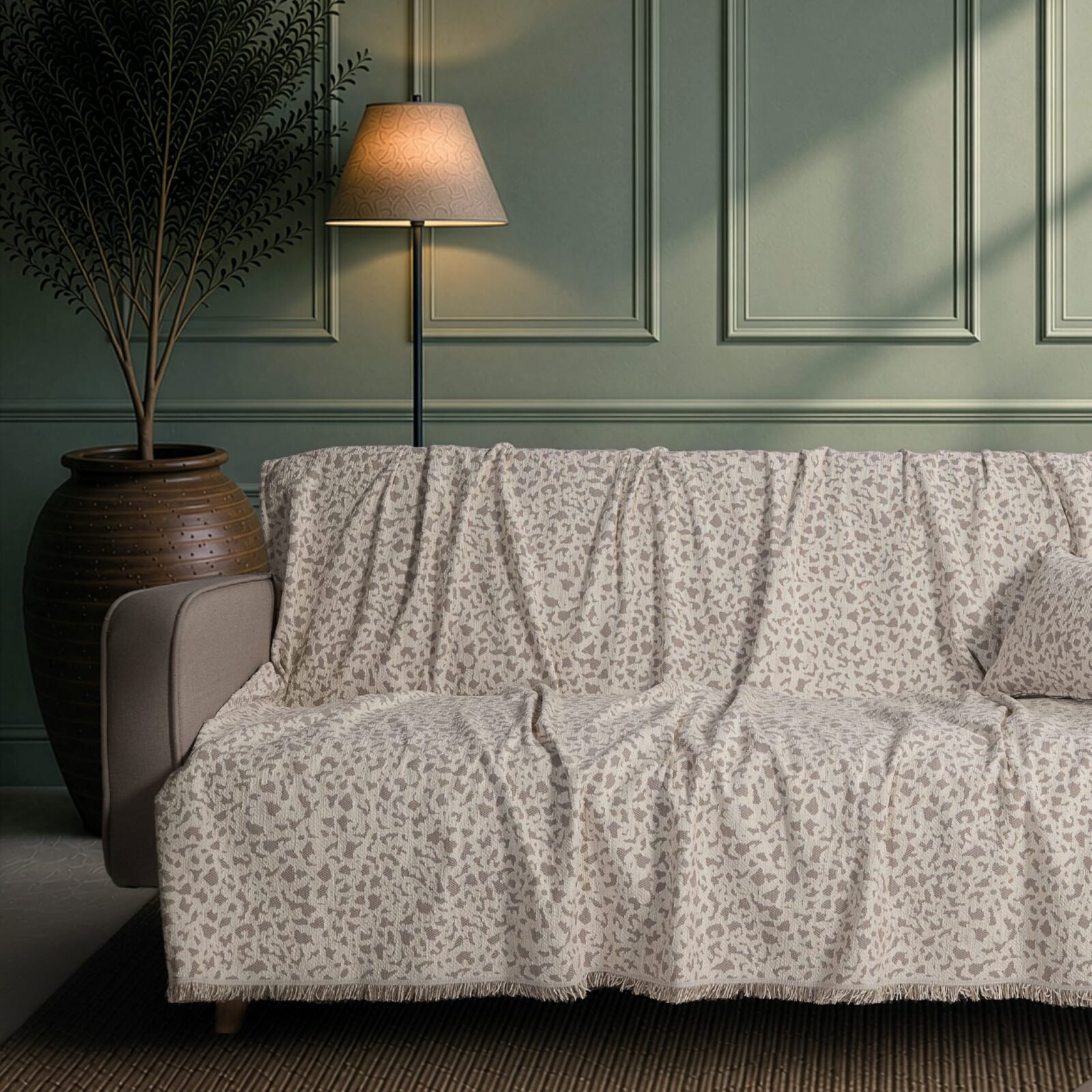 Ριχτάρι Pearland 01 Ivory - Διθέσιο 180x250cm