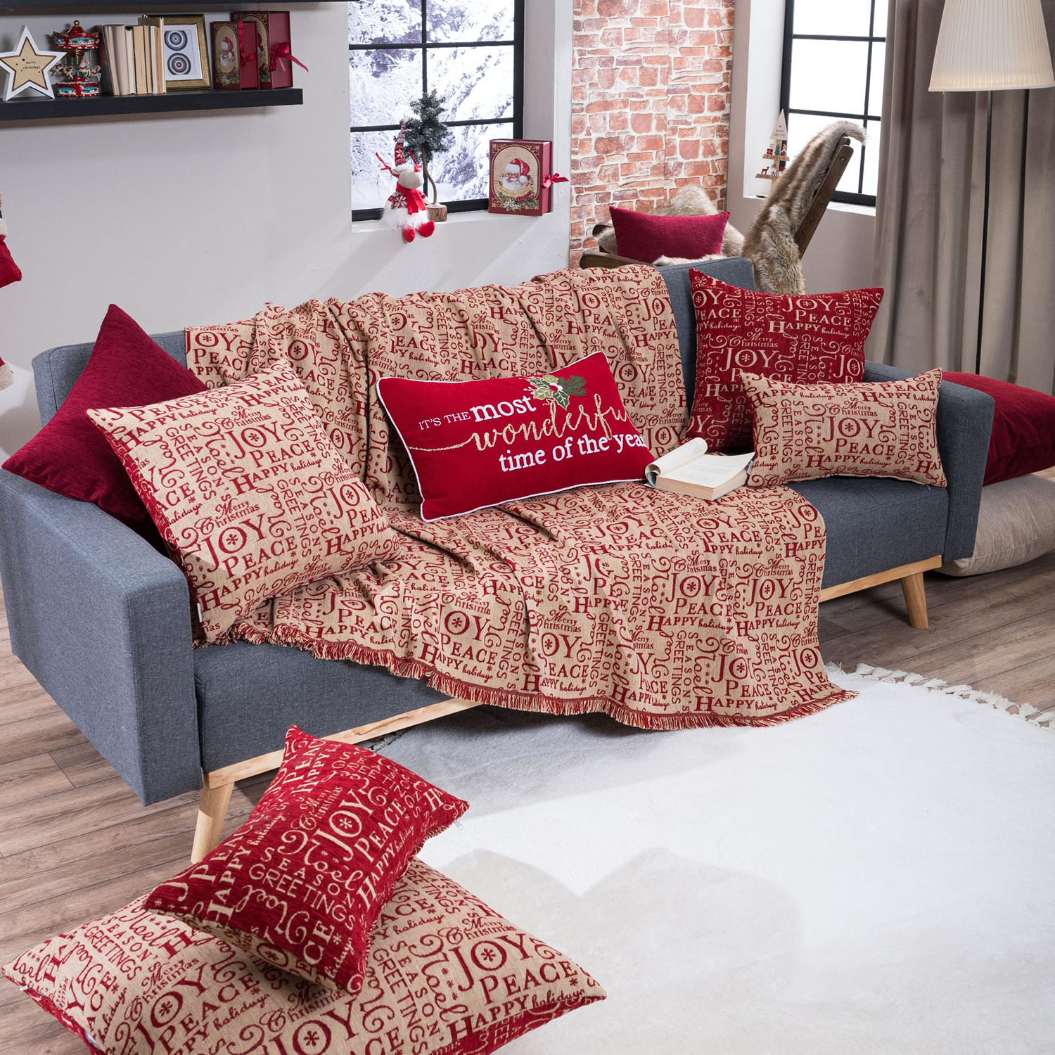 Ριχτάρι Steinhaus 01 - Μονοθέσιο 180x150cm Teoran Home