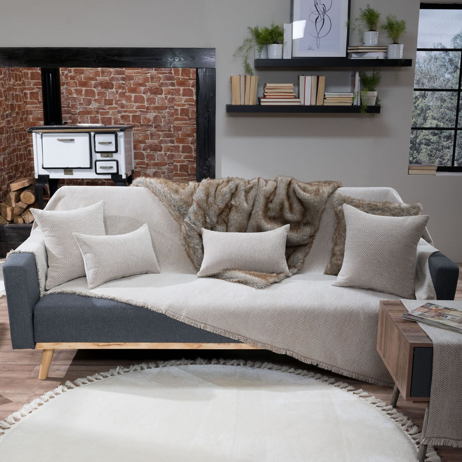 Ριχτάρι Utah 01 - Τετραθέσιο 180x350cm