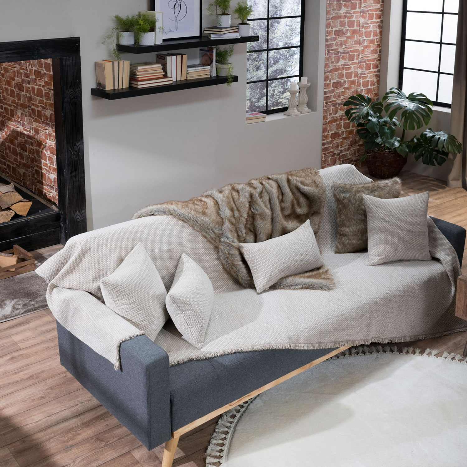 Ριχτάρι Utah 01 - Τετραθέσιο 180x350cm