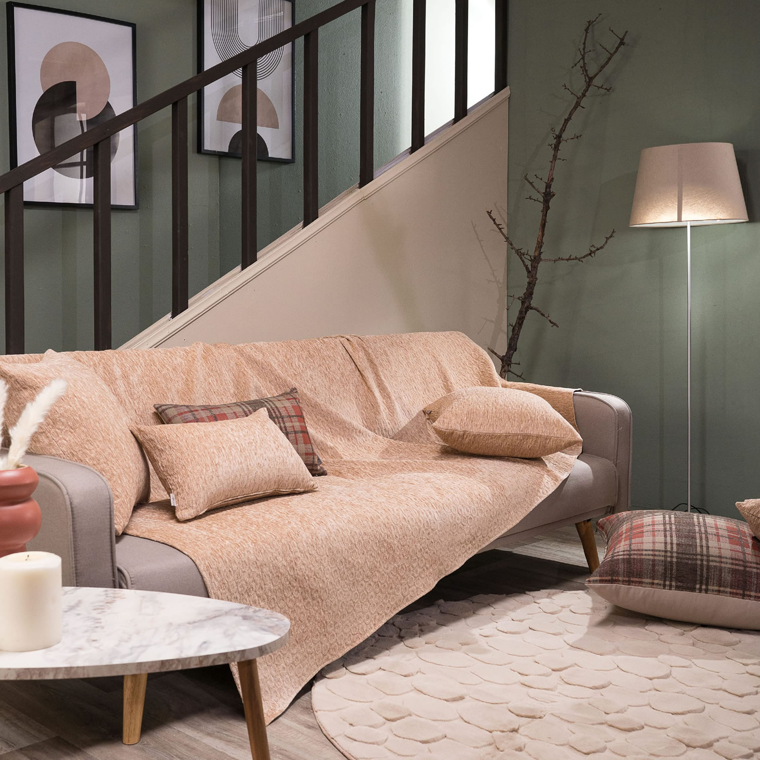 Ριχτάρι Valley 14-Μονοθέσιο 180x150cm Teoran Home