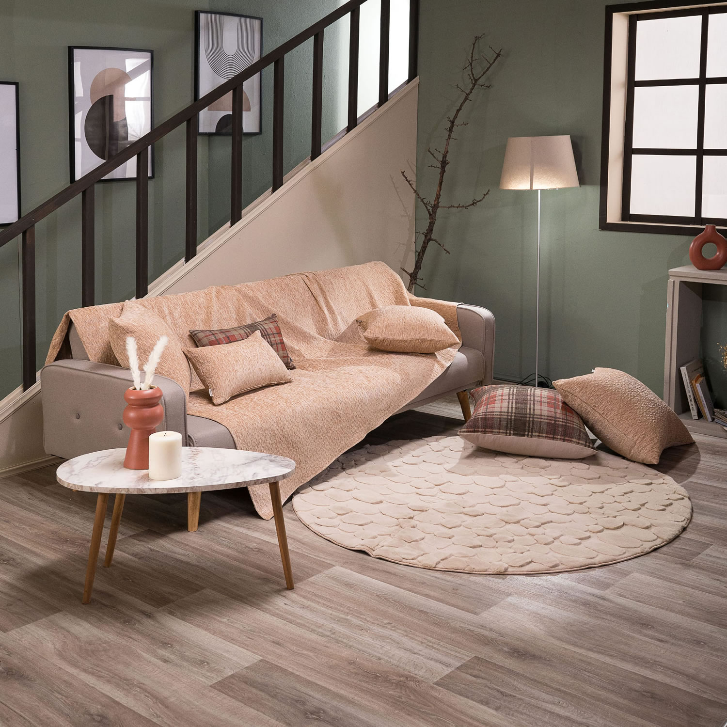 Ριχτάρι Valley 14-Μονοθέσιο 180x150cm Teoran Home