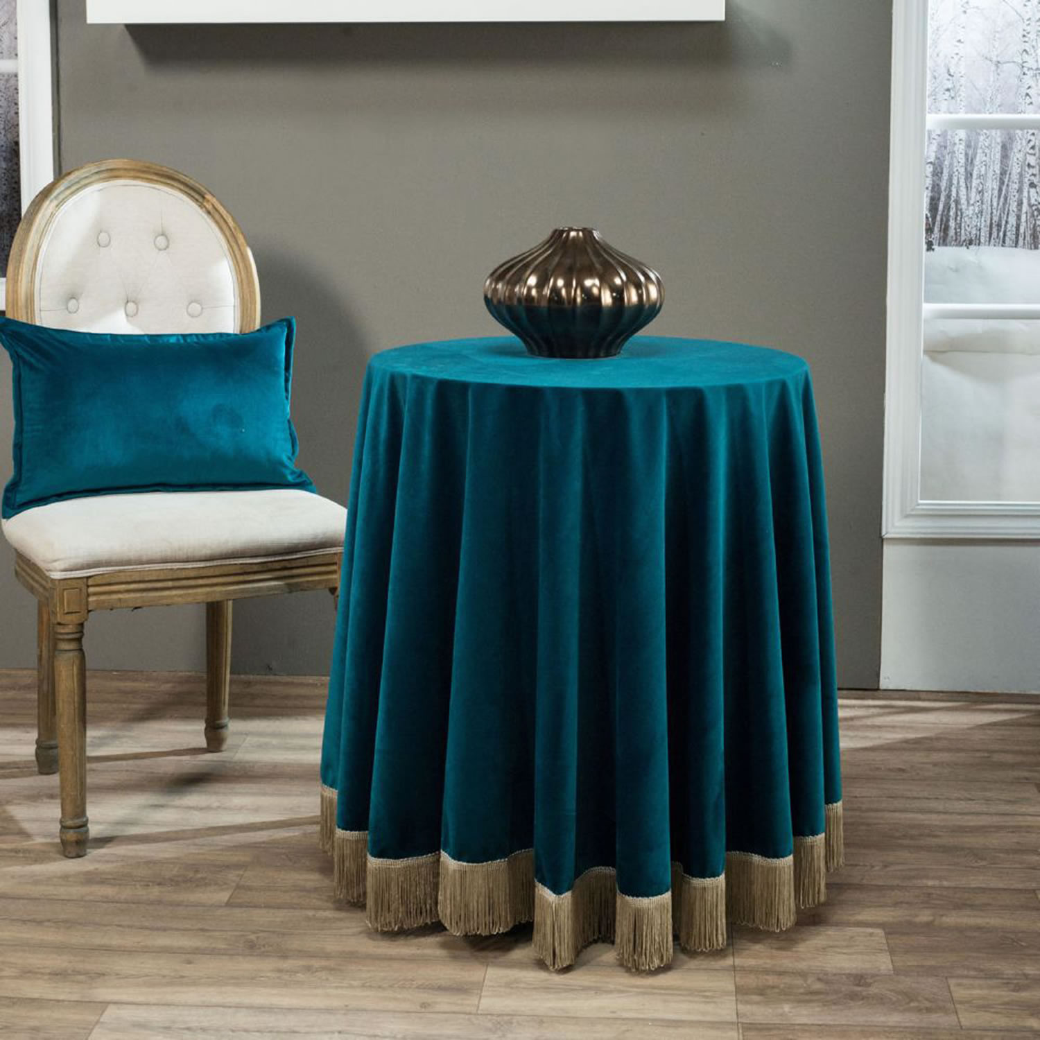 Ροτόντα Velvet 13 - Φ180cm με κρόσι Ροτόντα Velvet 13 - Φ180cm με κρόσι