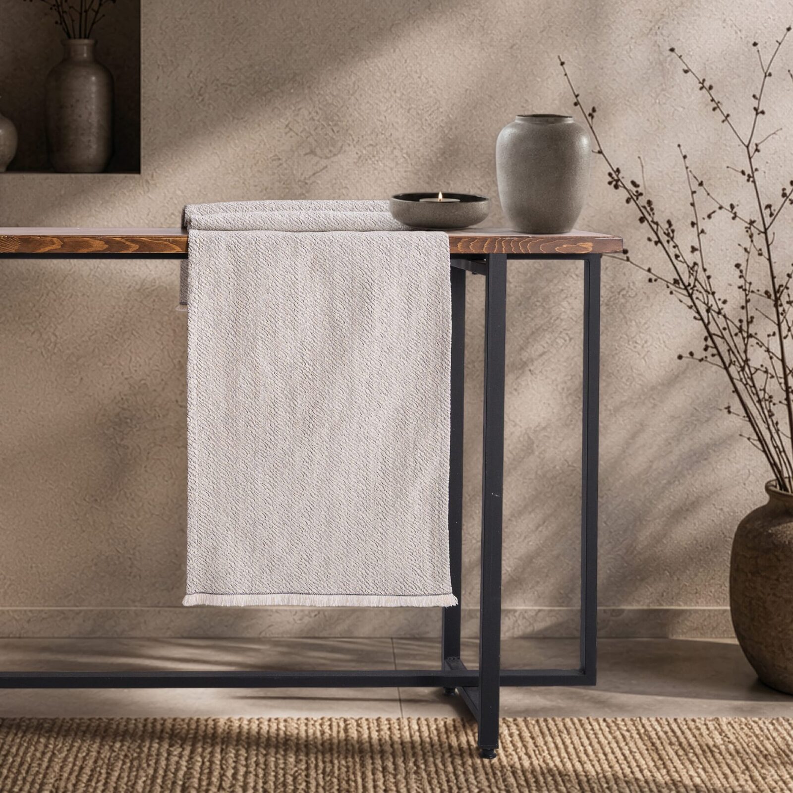 Τραβέρσα Dayton 07 Pearl Grey - 45x180cm