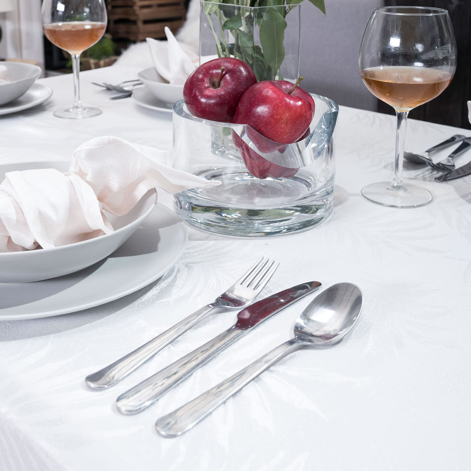 Τραπεζομάντηλο Gordes - 160x250cm + 12 πετσέτες