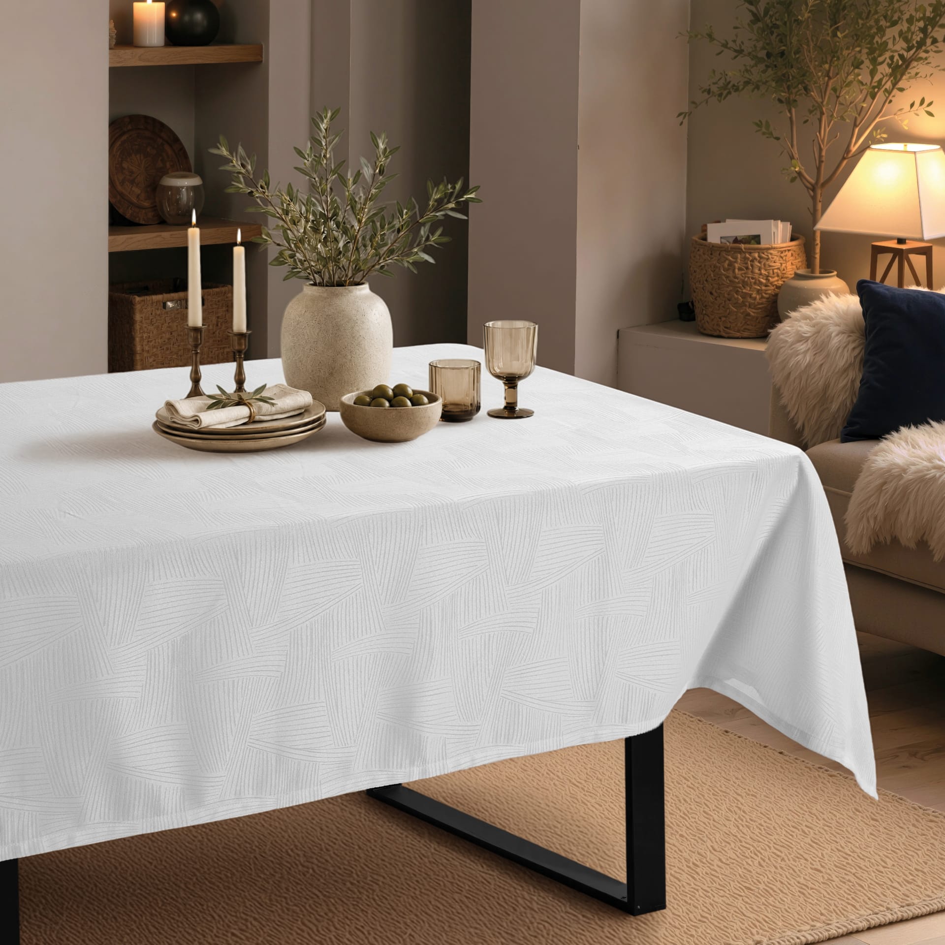Τραπεζομάντηλο Nice - 160x320cm + 12 πετσέτες