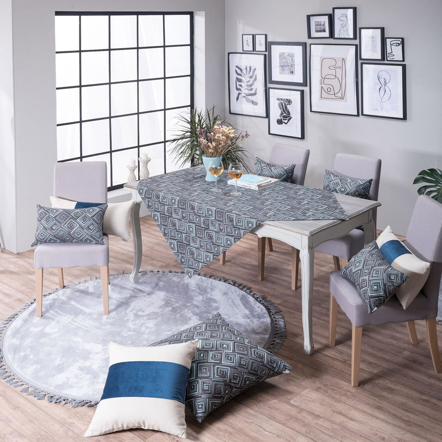 Τραπεζομάντηλο Santos 04 - 135x180cm