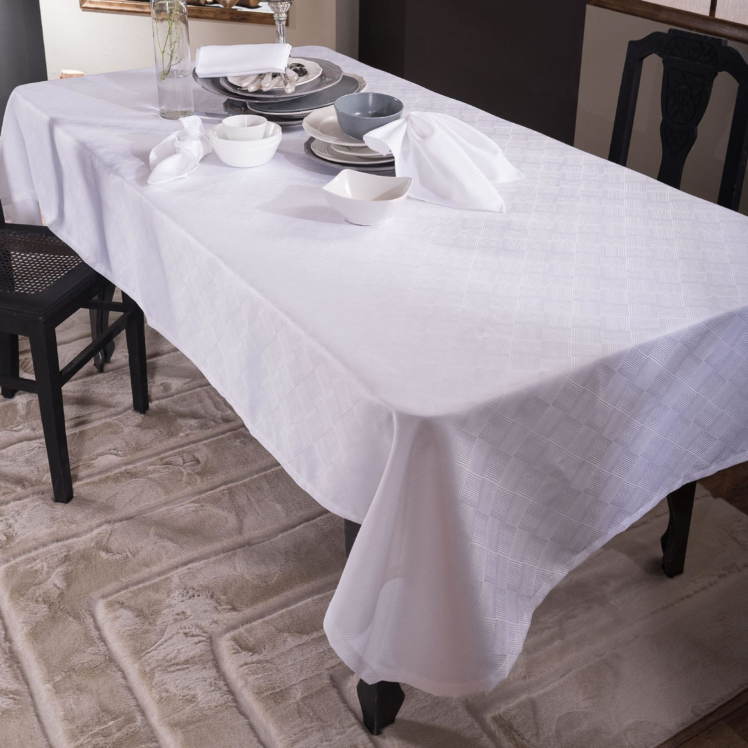 Τραπεζομάντηλο Saverne - 160x250cm + 12 πετσέτες