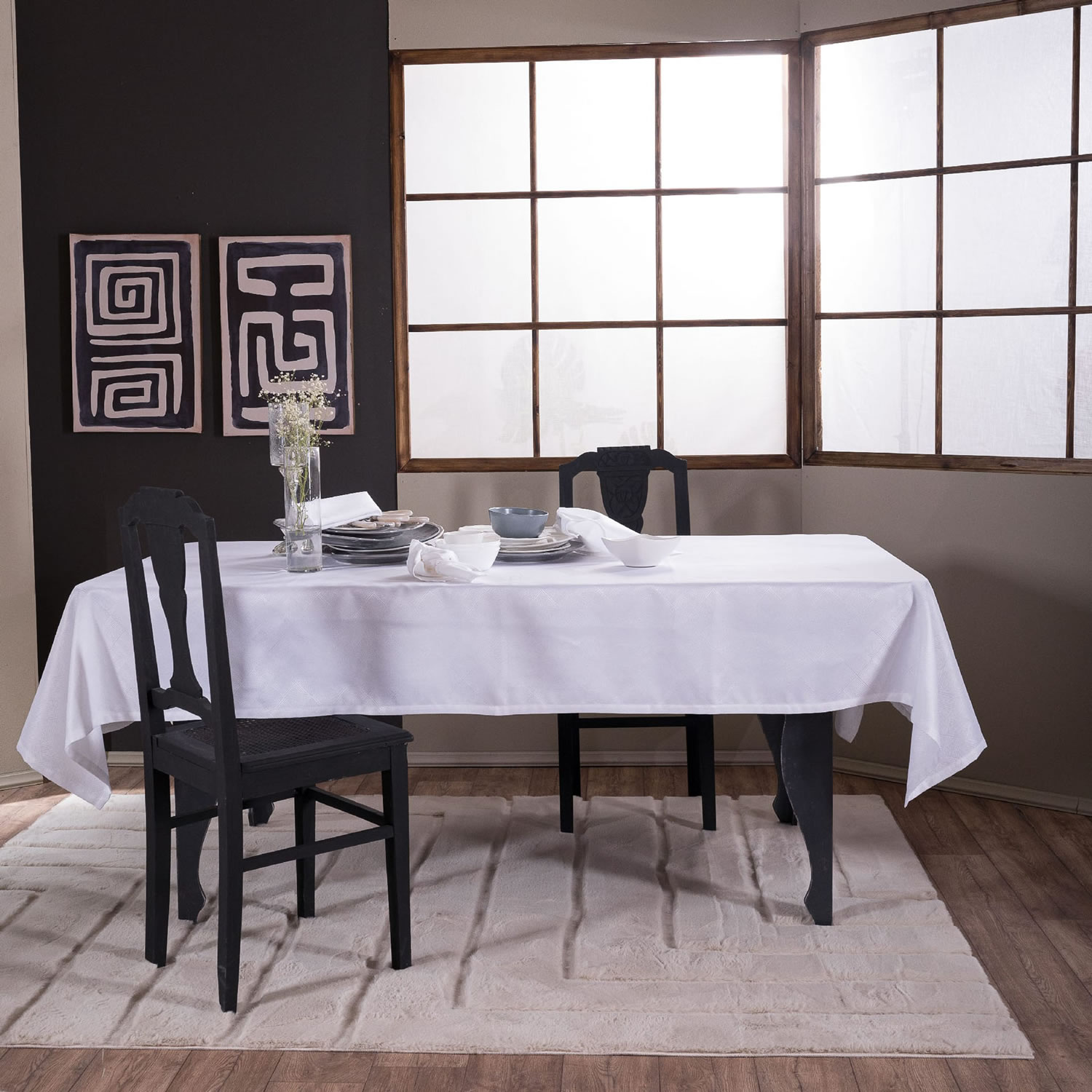 Τραπεζομάντηλο Saverne - 160x250cm + 12 πετσέτες