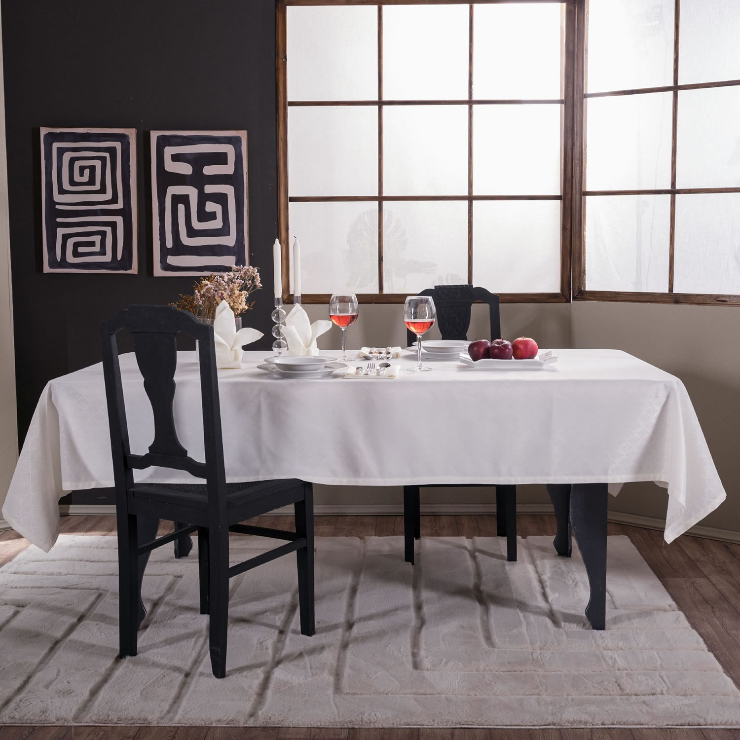 Τραπεζομάντηλο Sillon - 160x320cm + 12 πετσέτες Teoran Home