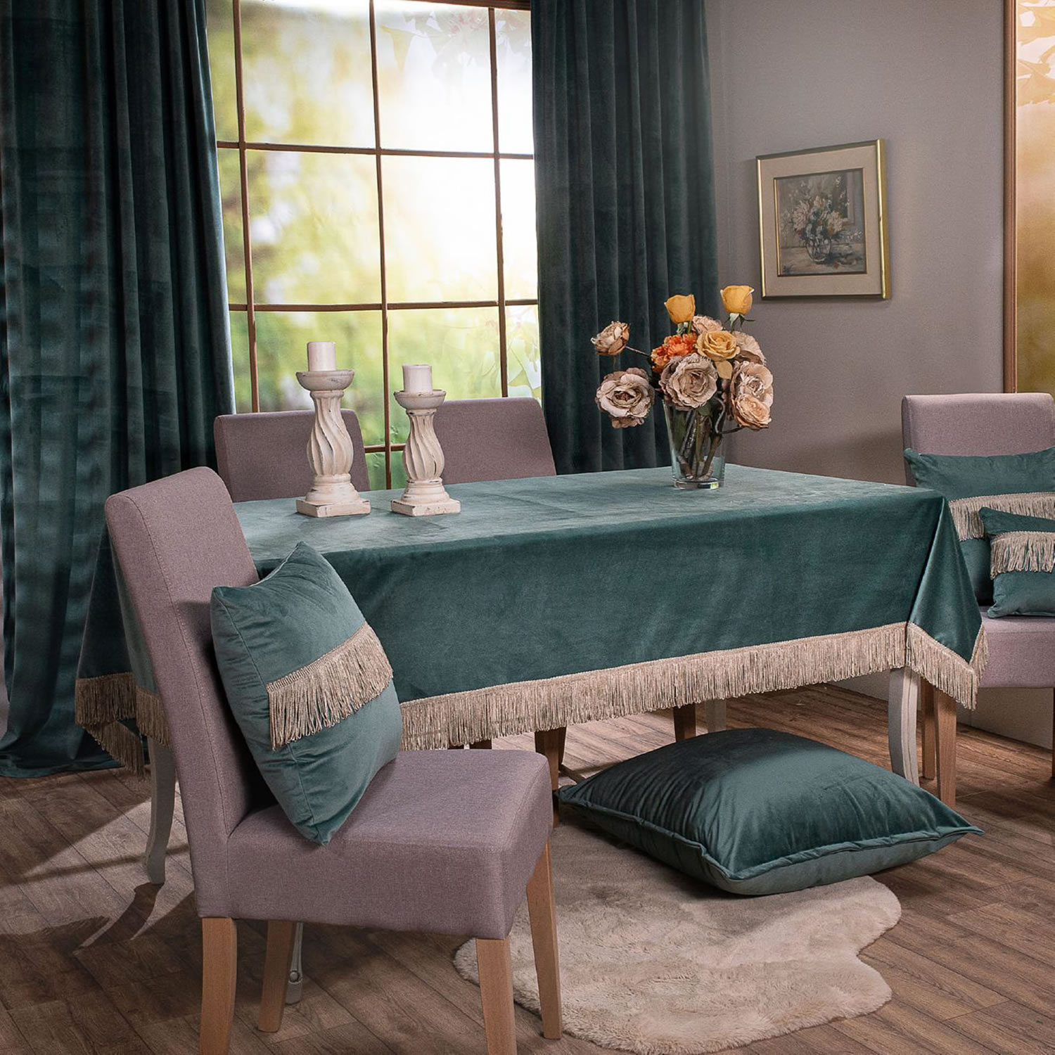 Τραπεζομάντηλο Velvet 15 - 140x140cm